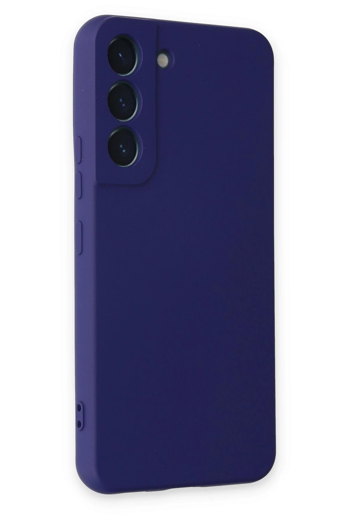 Newface Samsung Galaxy S22 Kılıf Nano içi Kadife Silikon - Mor