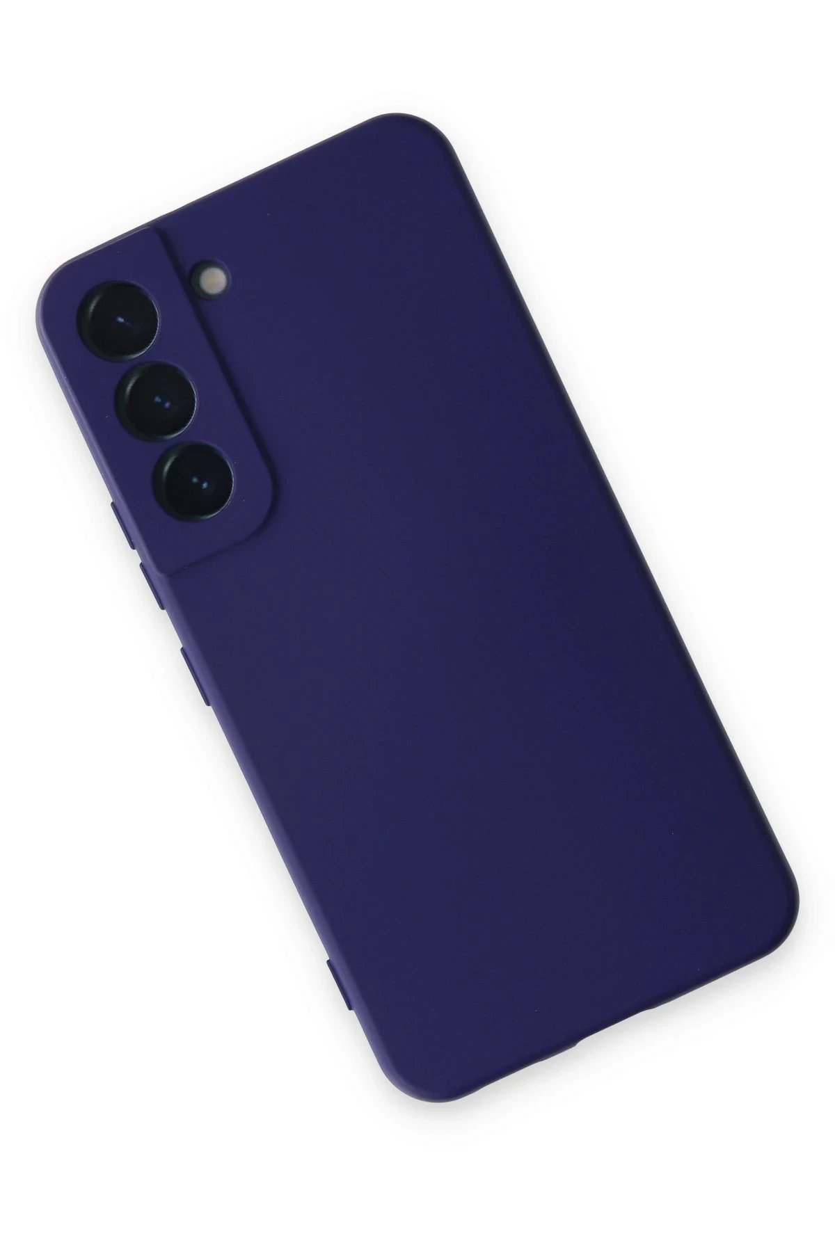 Newface Samsung Galaxy S22 Kılıf Nano içi Kadife Silikon - Mor