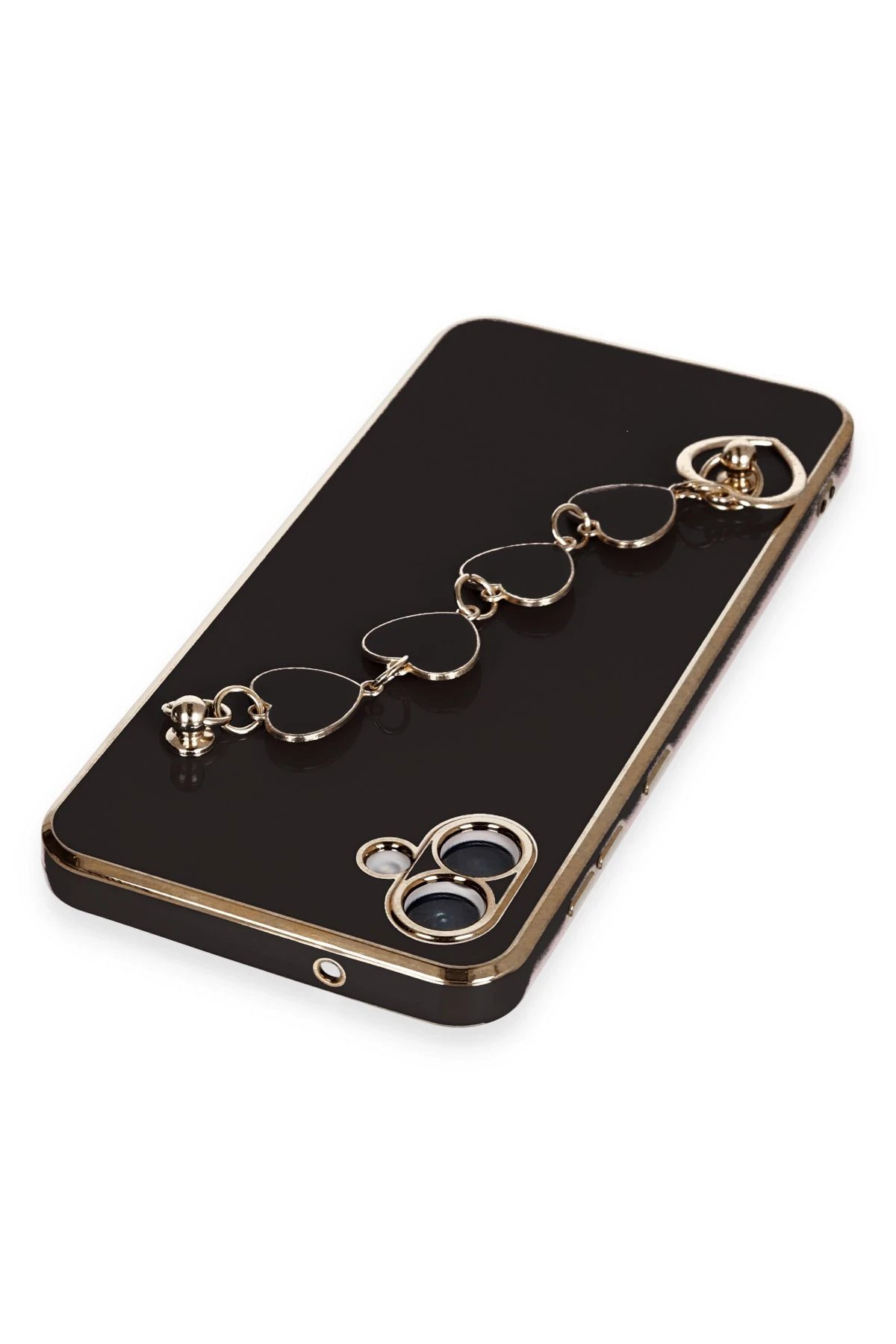 Newface Samsung Galaxy A04 Kılıf Esila Silikon - Siyah