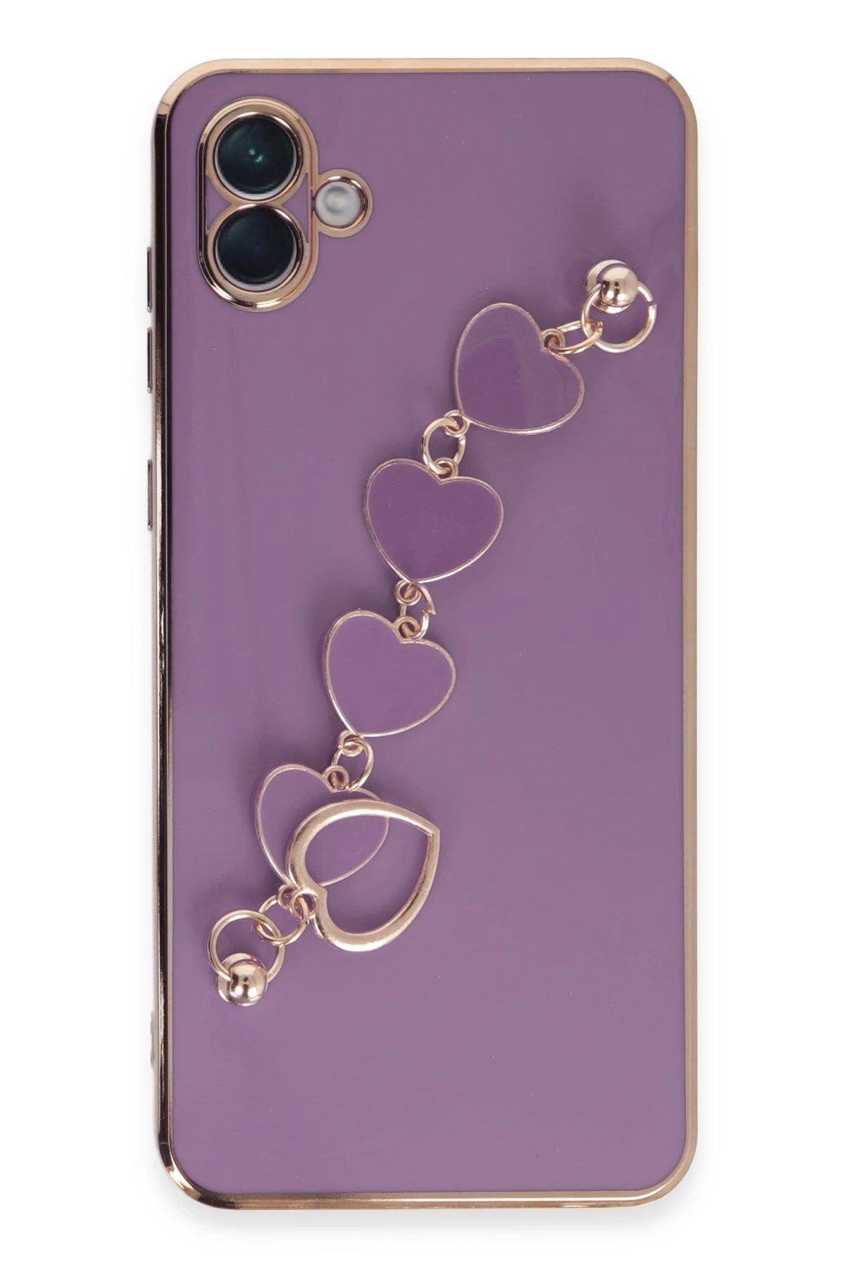 Newface Samsung Galaxy A04E Kılıf Esila Silikon - Mor