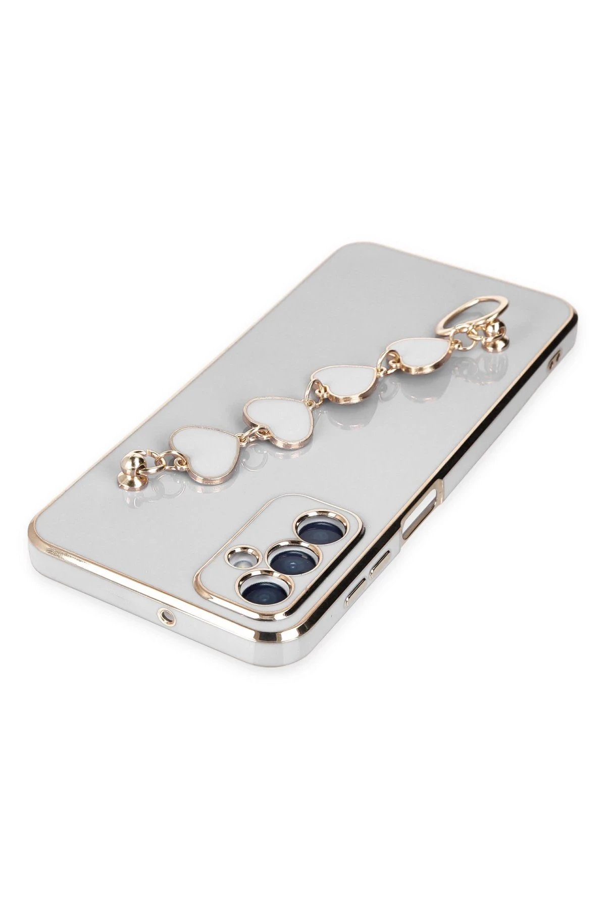 Newface Samsung Galaxy A14 4G Kılıf Esila Silikon - Beyaz