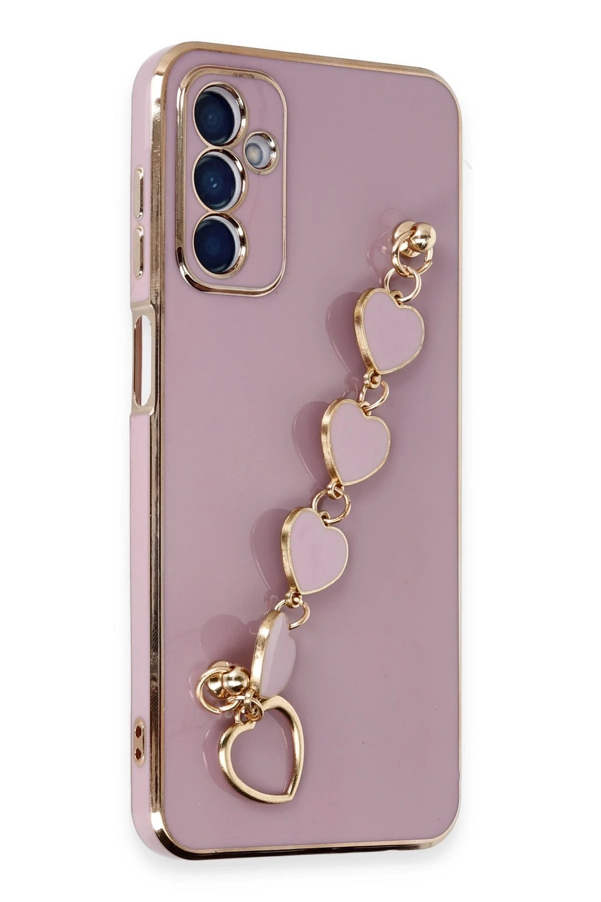 Newface Samsung Galaxy A14 4G Kılıf Esila Silikon - Mor