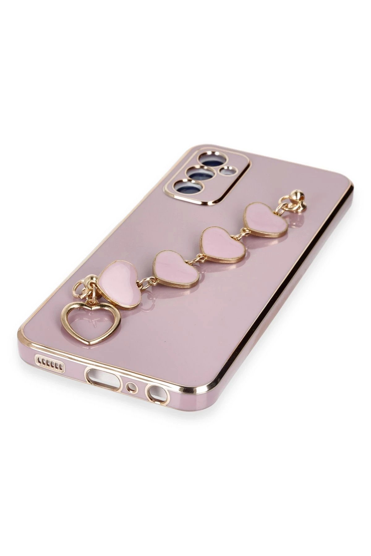 Newface Samsung Galaxy A14 4G Kılıf Esila Silikon - Mor