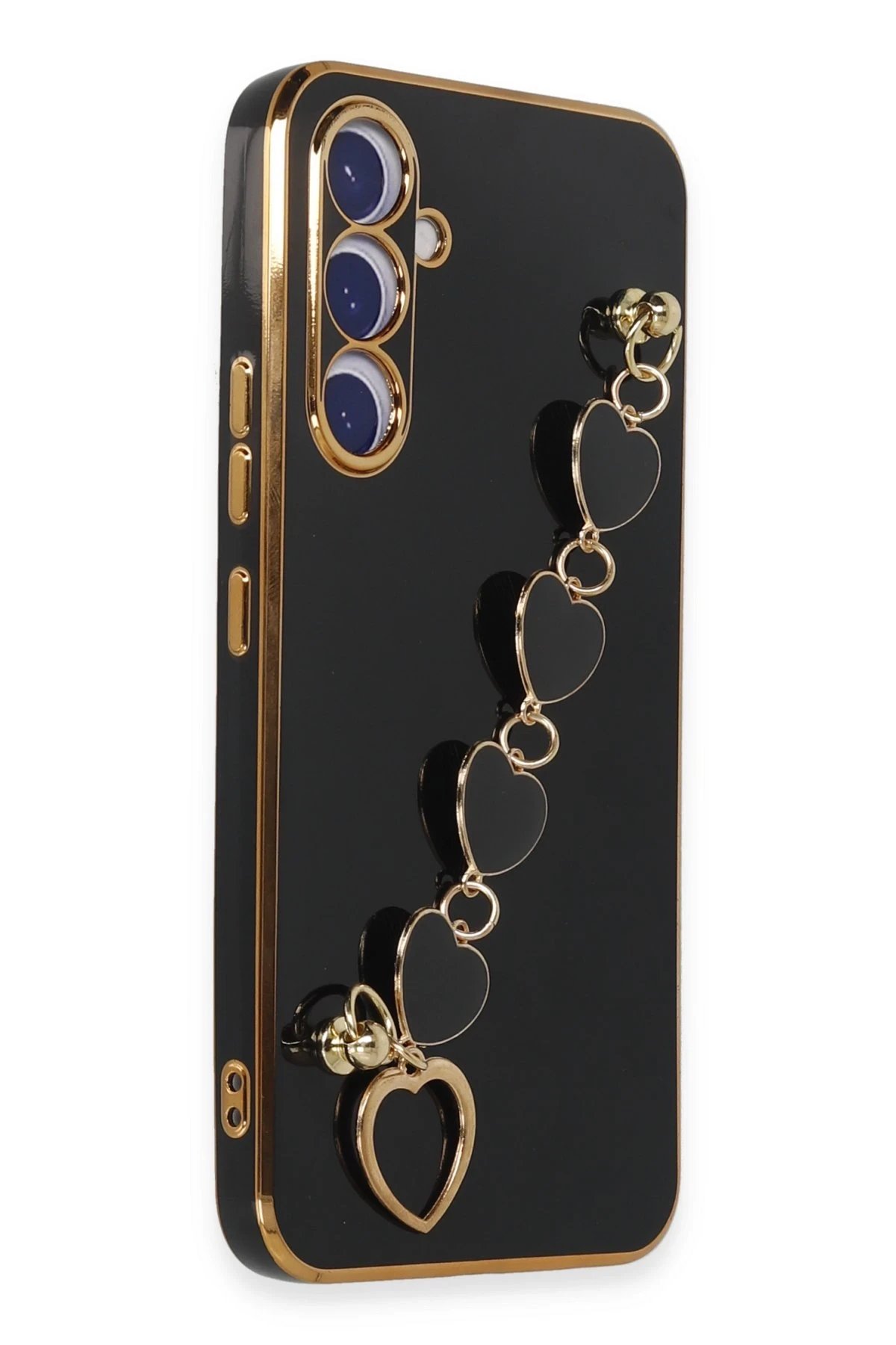 Newface Samsung Galaxy A54 5G Kılıf Esila Silikon - Siyah