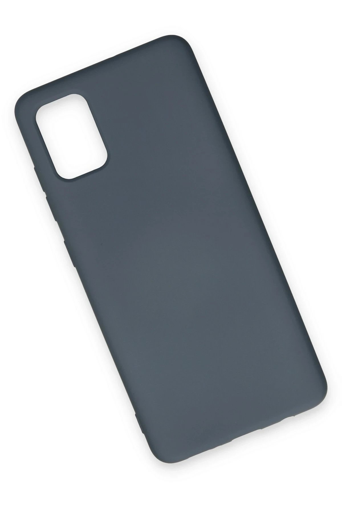 Newface Samsung Galaxy A51 Kılıf Nano içi Kadife Silikon - Gri