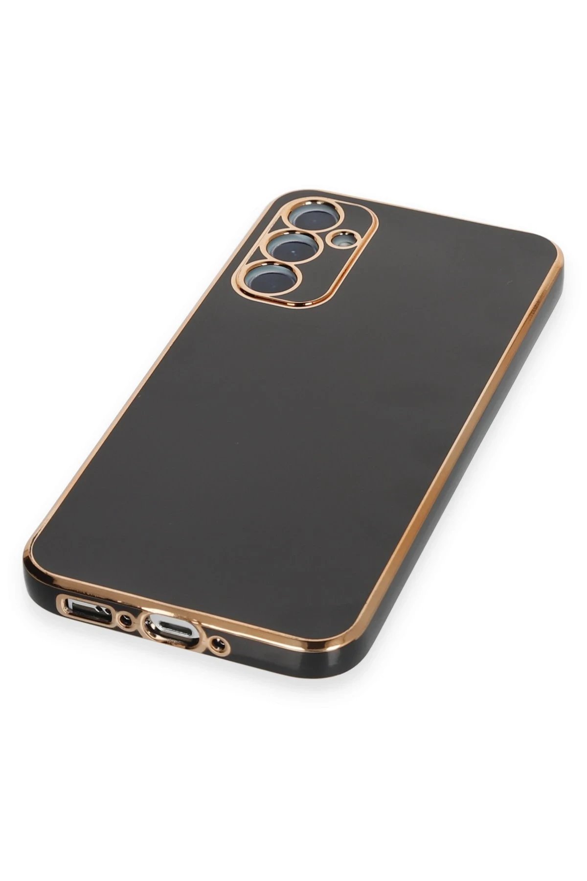 Newface Samsung Galaxy A34 5G Kılıf Volet Silikon - Siyah