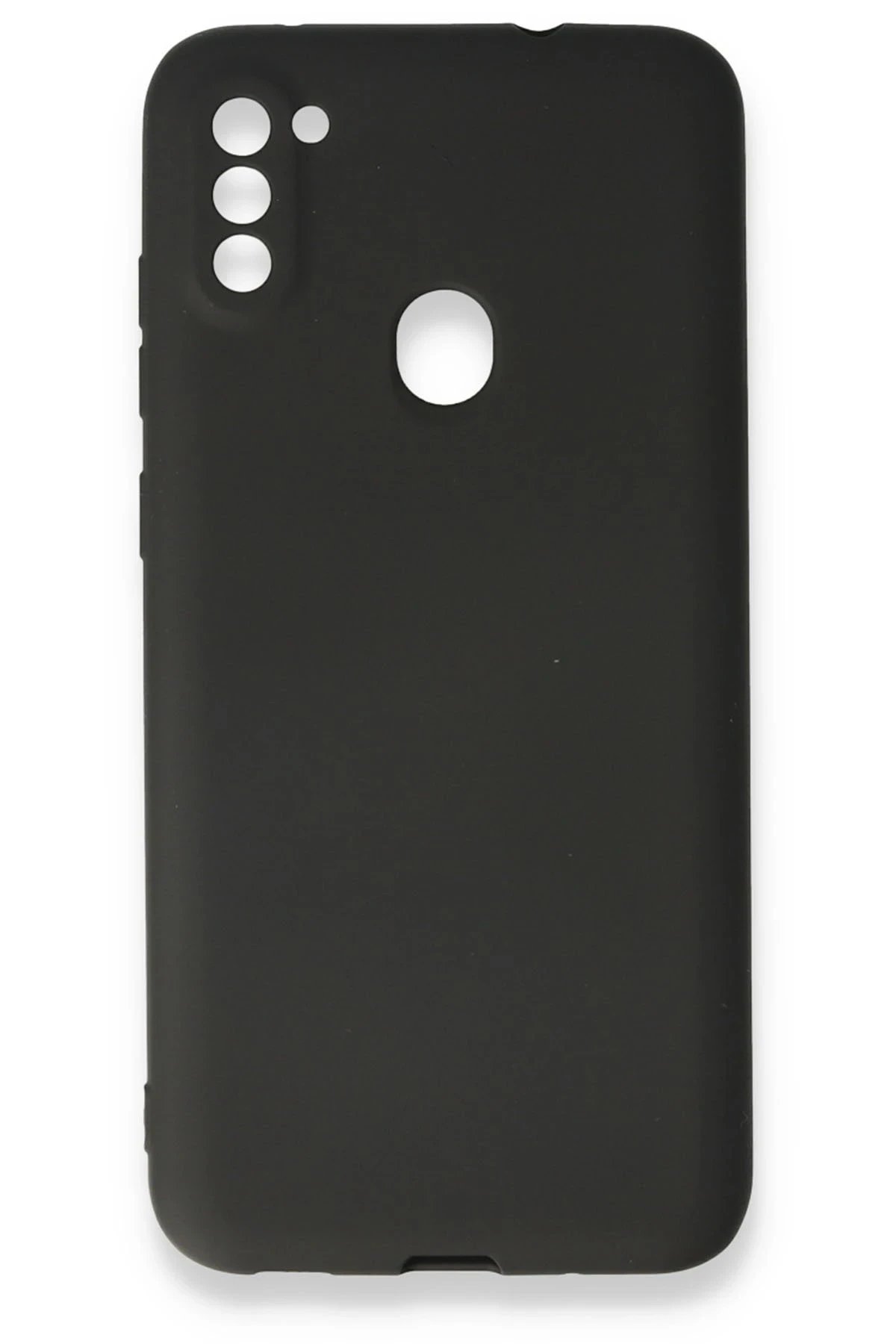 Newface Samsung Galaxy A11 Kılıf First Silikon - Siyah