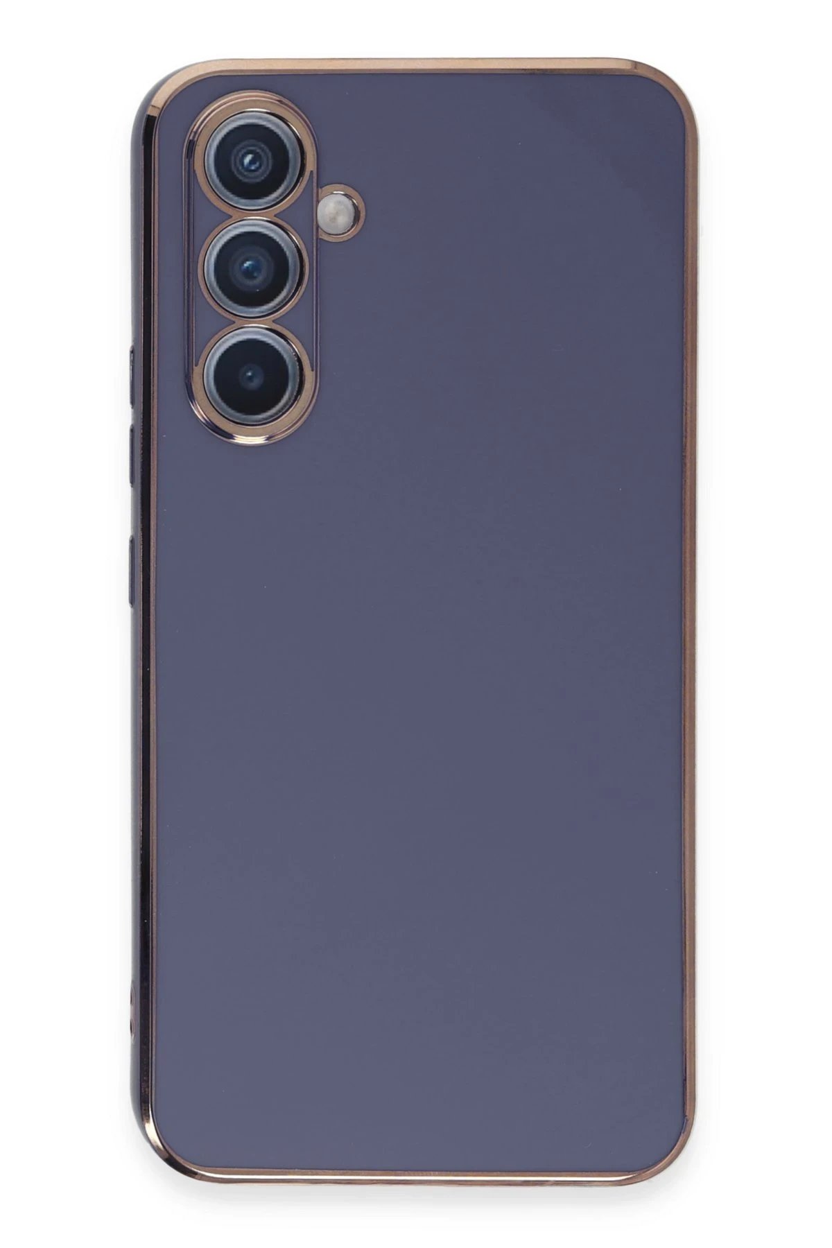 Newface Samsung Galaxy A54 5G Kılıf Volet Silikon - Mavi