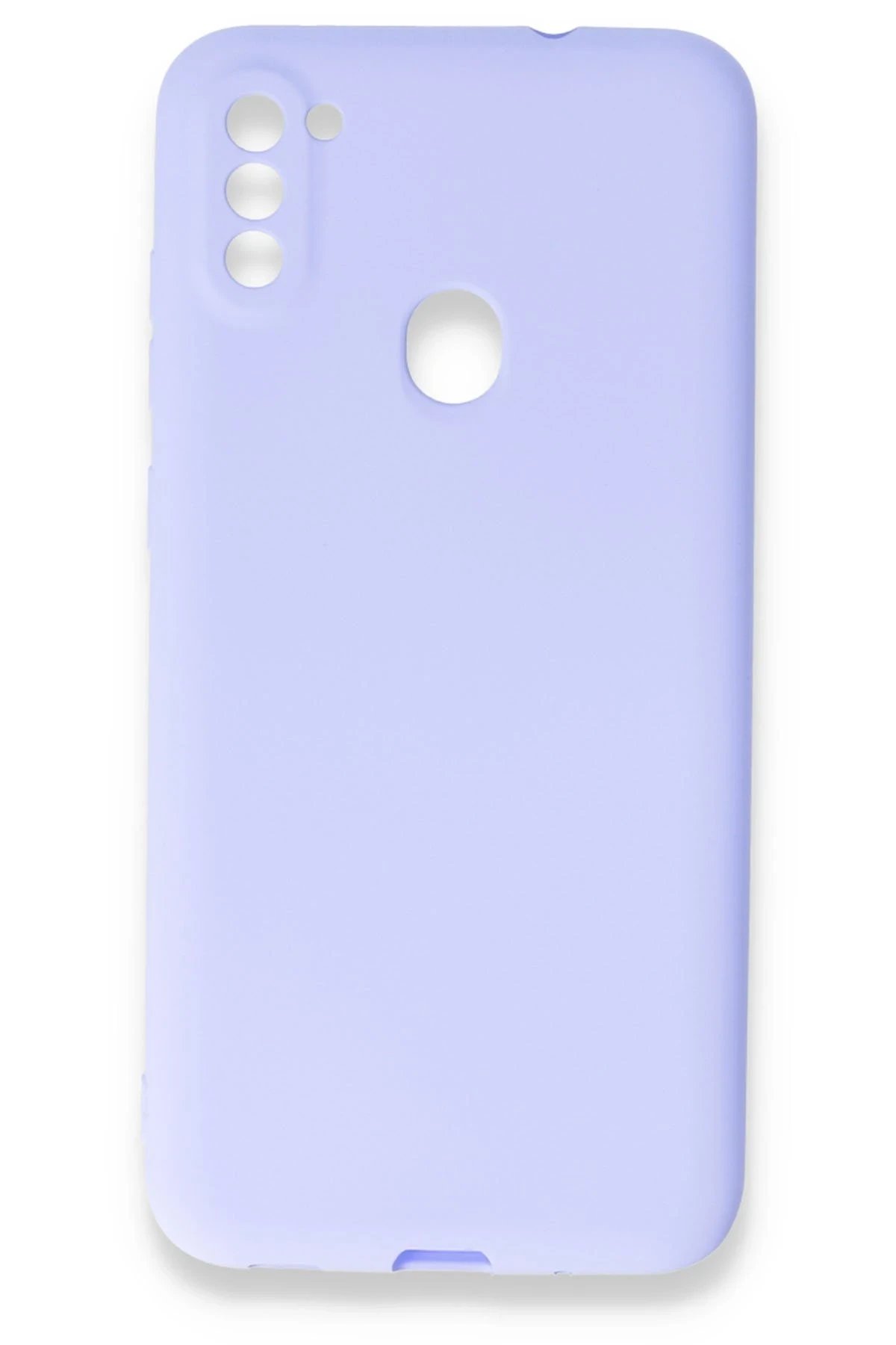 Newface Samsung Galaxy A11 Kılıf First Silikon - Lila