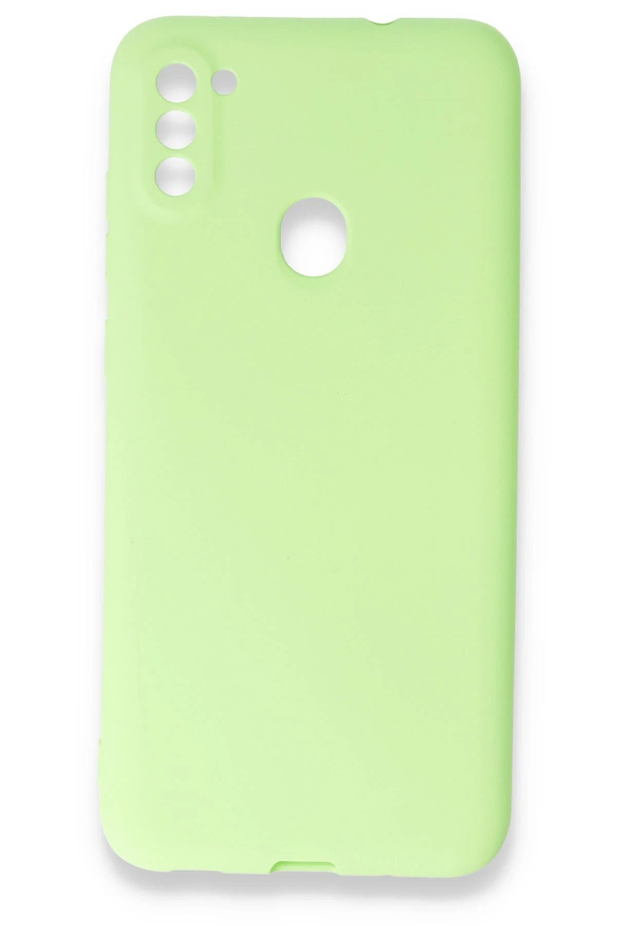 Newface Samsung Galaxy A11 Kılıf First Silikon - Yeşil