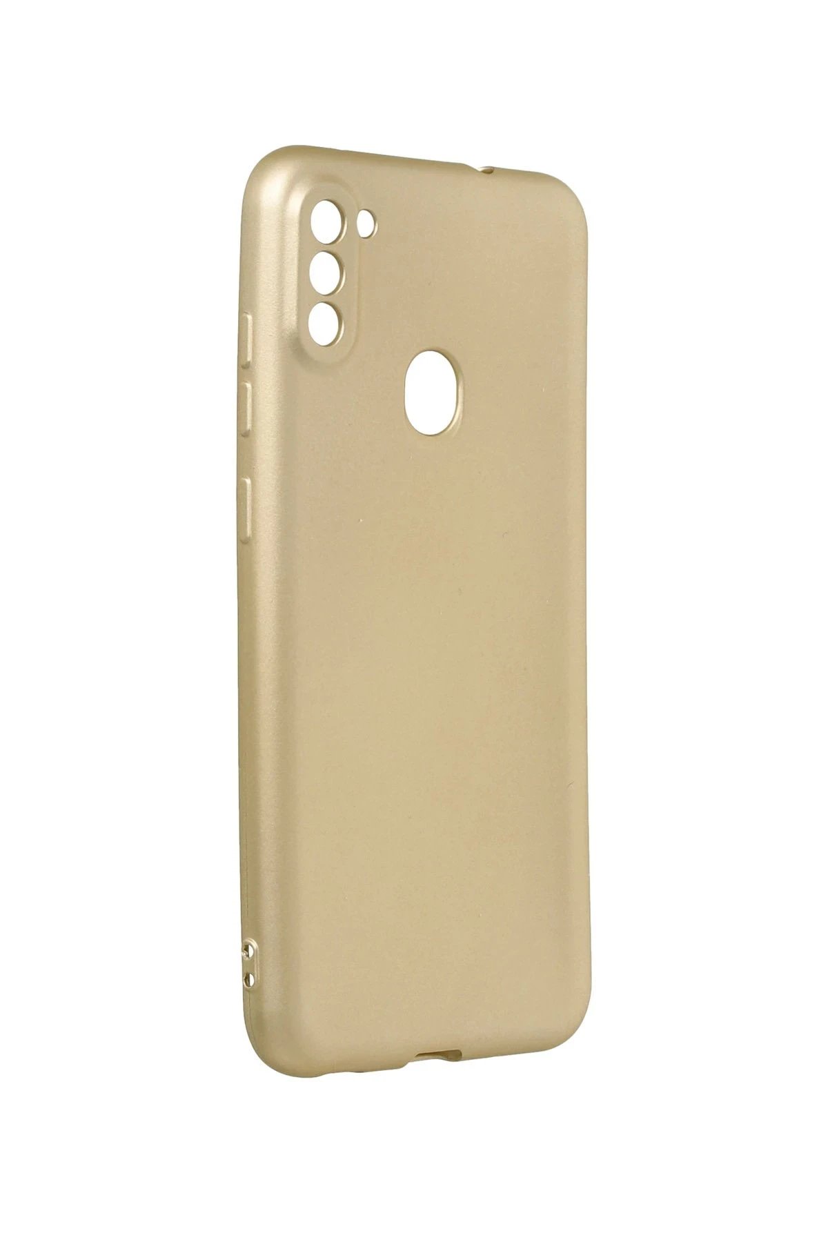 Newface Samsung Galaxy A11 Kılıf First Silikon - Gold