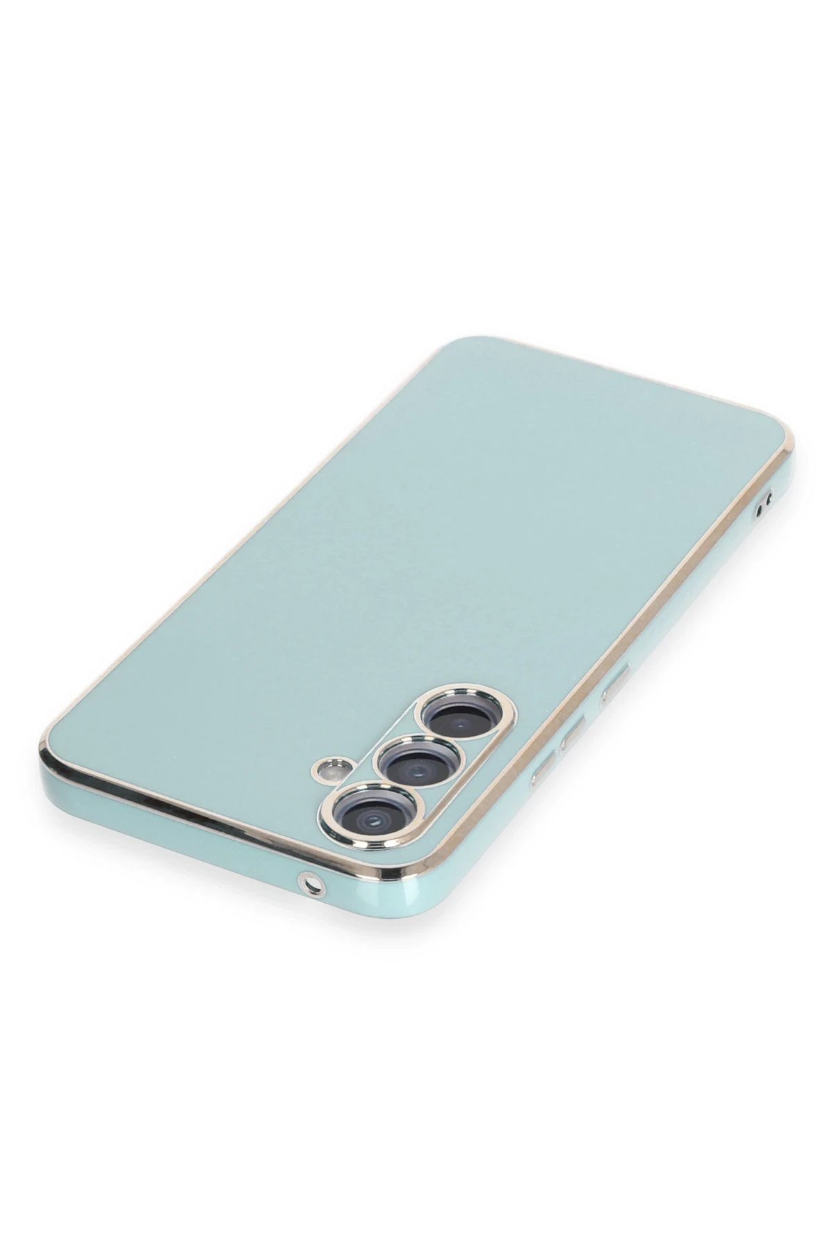 Newface Samsung Galaxy A54 5G Kılıf Volet Silikon - Açık Yeşil