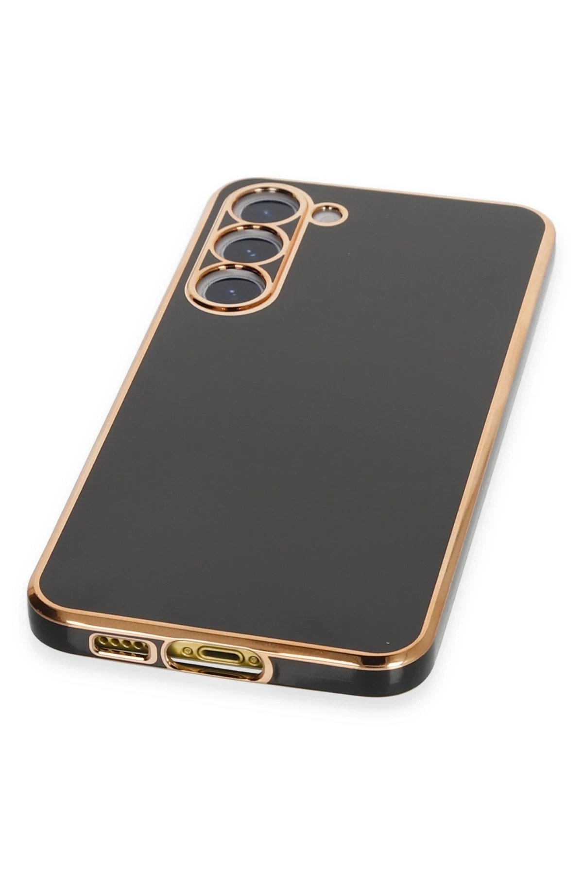 Newface Samsung Galaxy S23 Kılıf Volet Silikon - Siyah