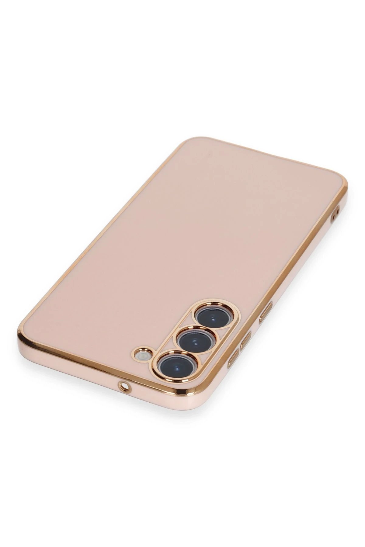 Newface Samsung Galaxy S23 Kılıf Volet Silikon - Pembe