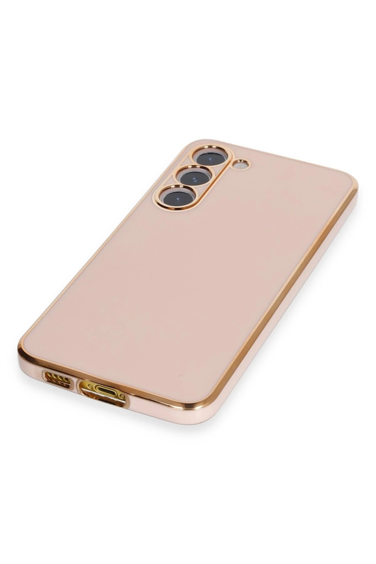 Newface Samsung Galaxy S23 Kılıf Volet Silikon - Pembe