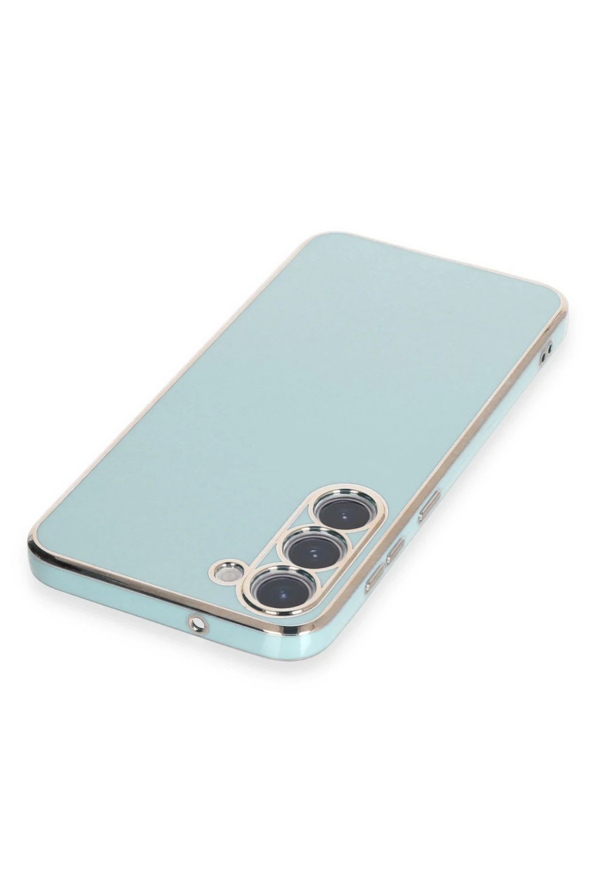 Newface Samsung Galaxy S23 Kılıf Volet Silikon - Açık Yeşil