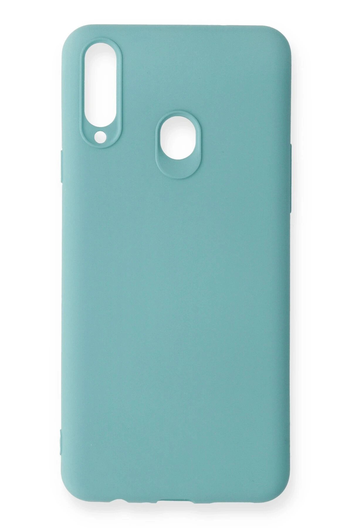 Newface Samsung Galaxy A20S Kılıf First Silikon - Su Yeşili