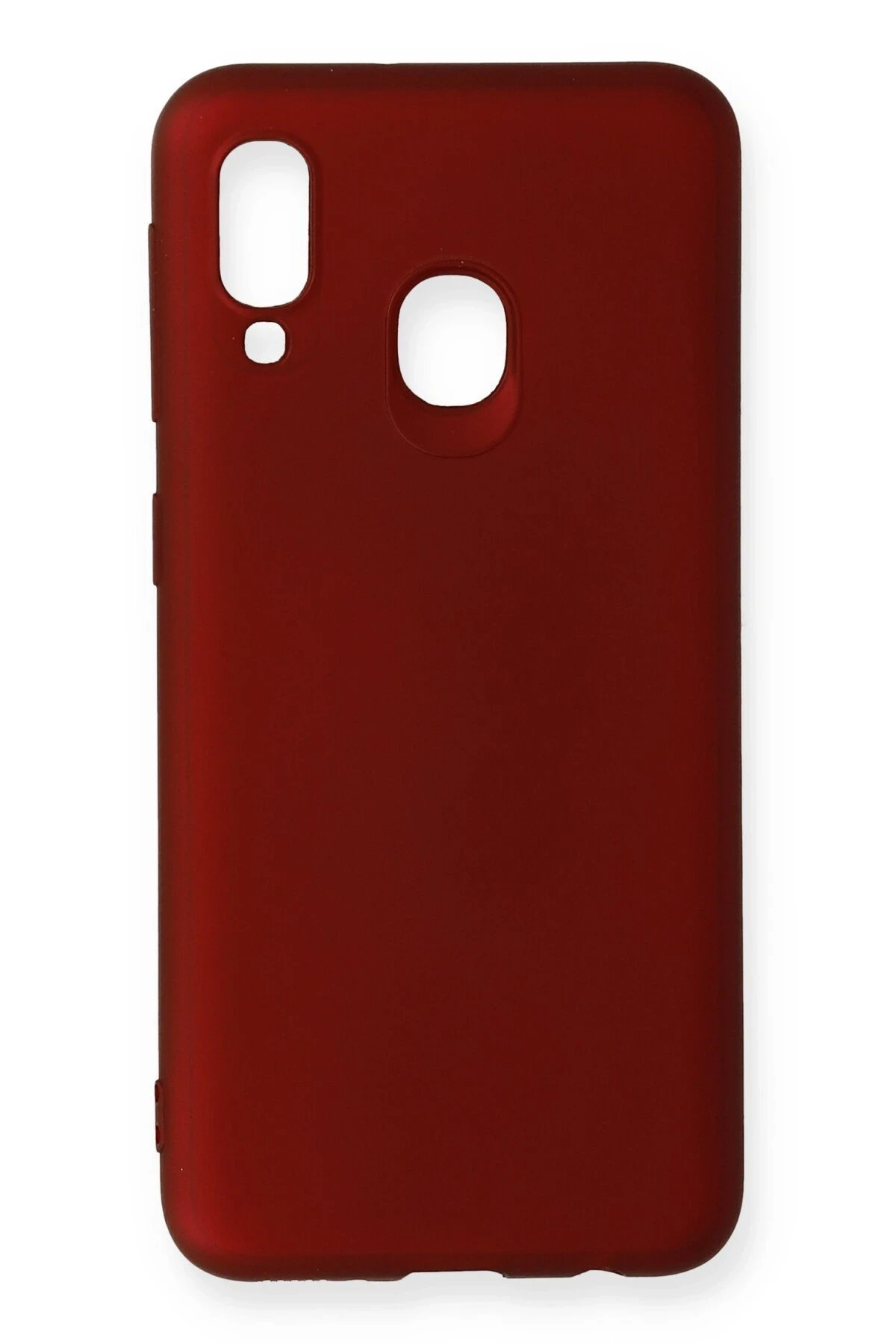 Newface Samsung Galaxy A20E Kılıf First Silikon - Bordo