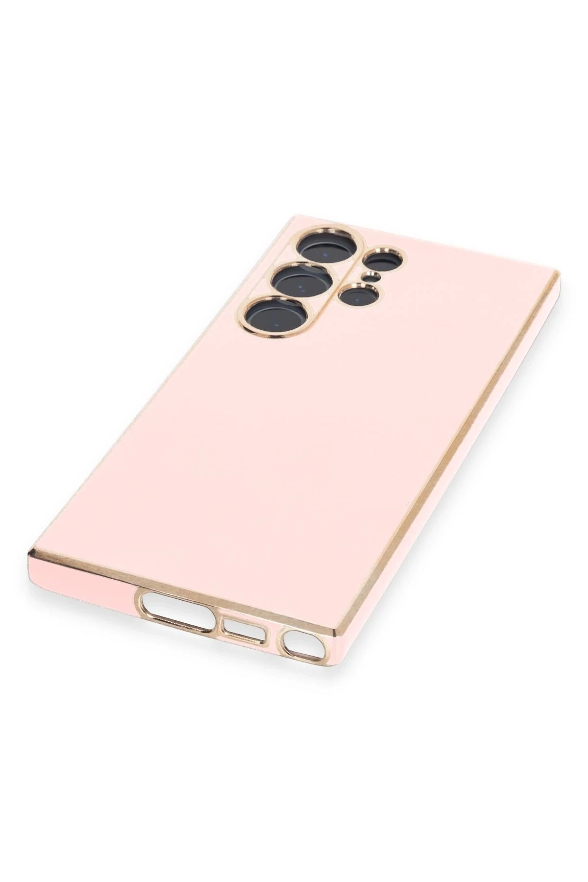 Newface Samsung Galaxy S23 Ultra Kılıf Volet Silikon - Pembe