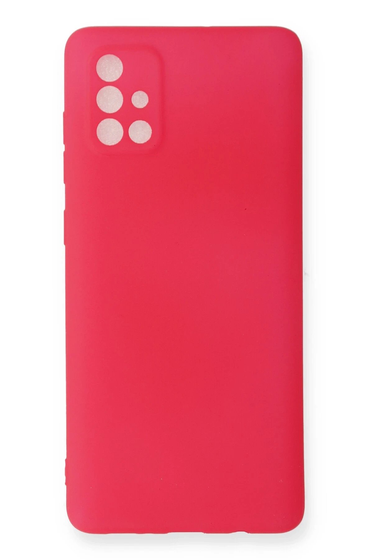 Newface Samsung Galaxy A71 Kılıf First Silikon - Pembe