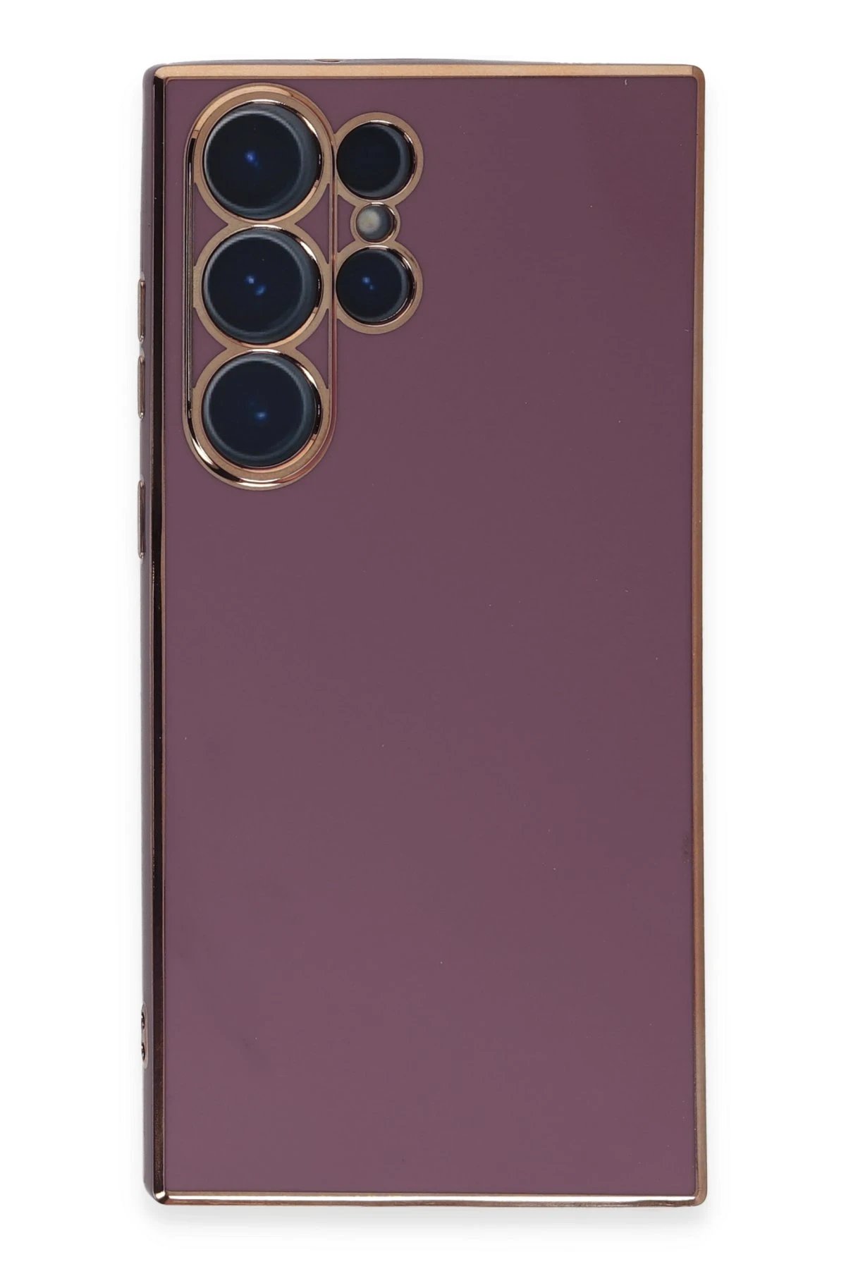 Newface Samsung Galaxy S23 Ultra Kılıf Volet Silikon - Mor