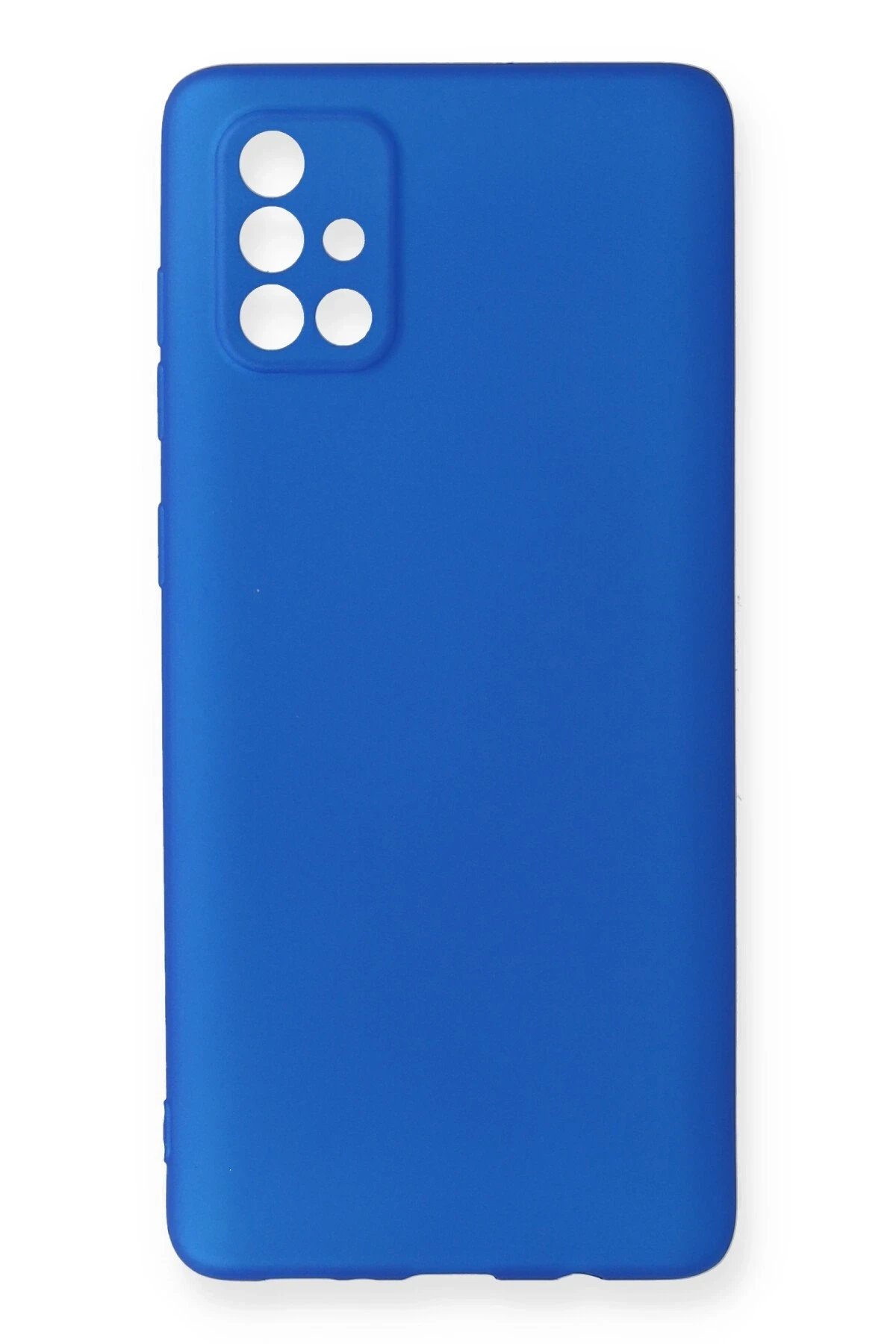 Newface Samsung Galaxy A71 Kılıf First Silikon - Mavi