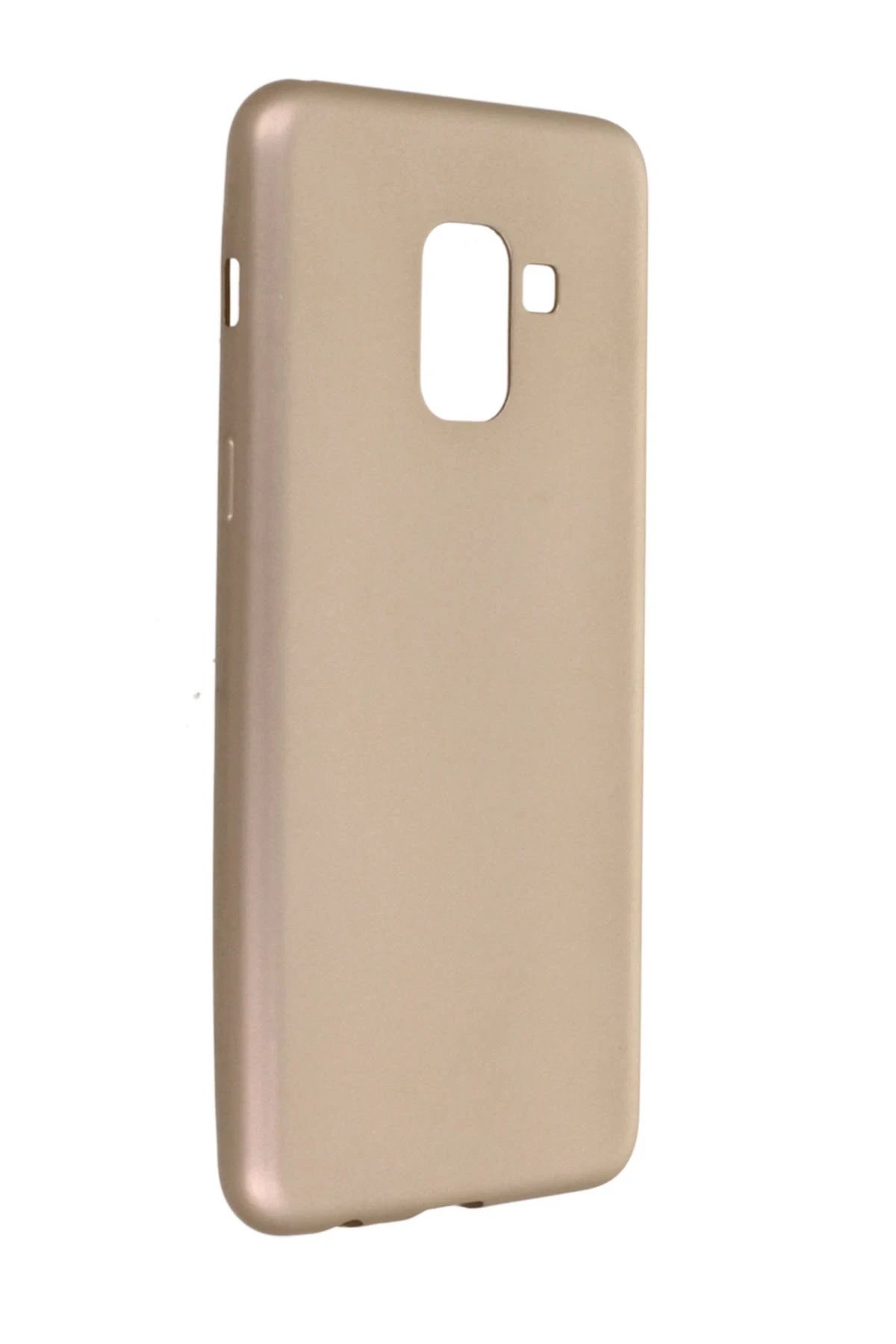 Newface Samsung Galaxy A8 2018 Kılıf First Silikon - Gold