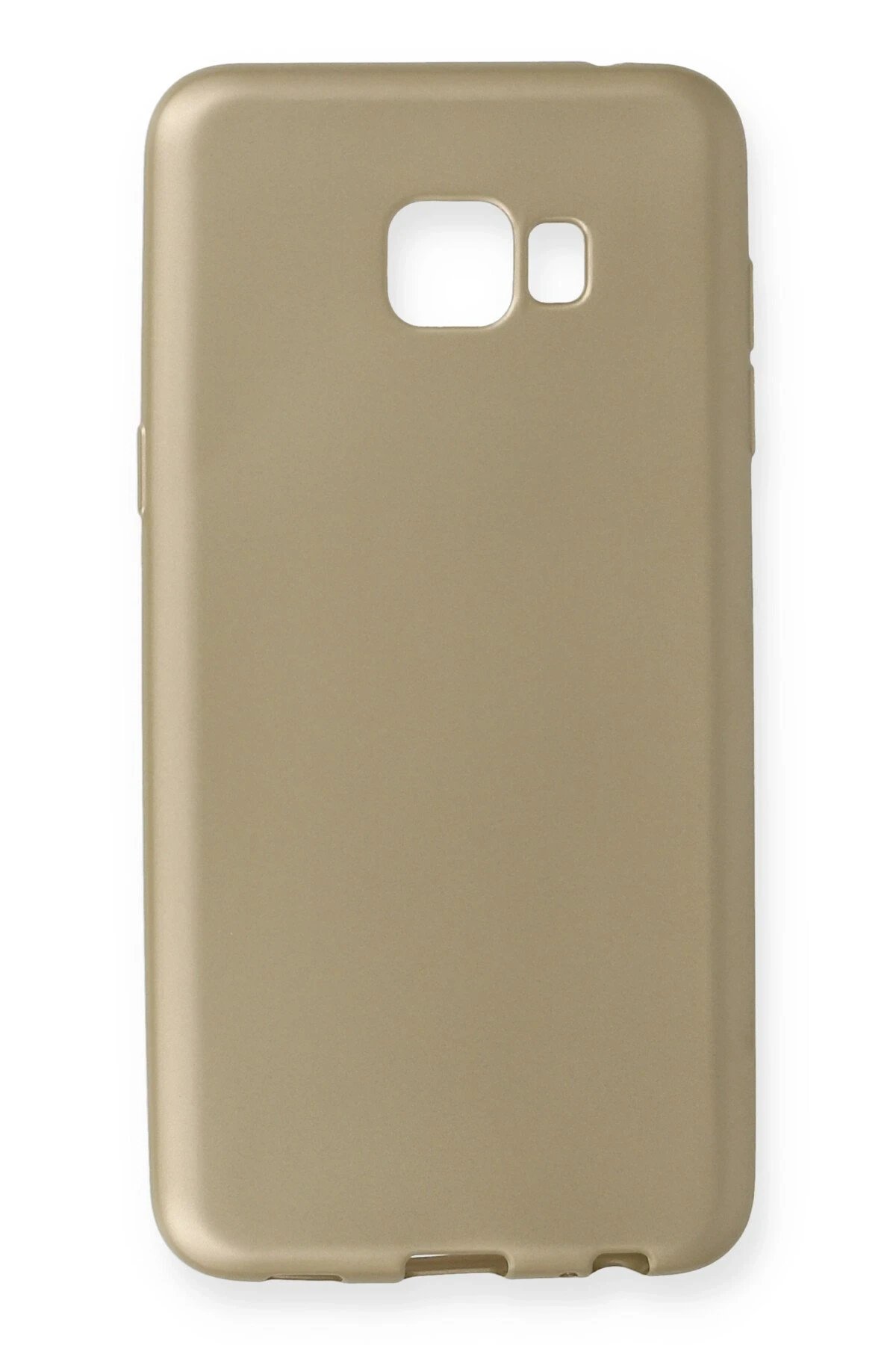 Newface Samsung Galaxy C5 Pro Kılıf First Silikon - Gold