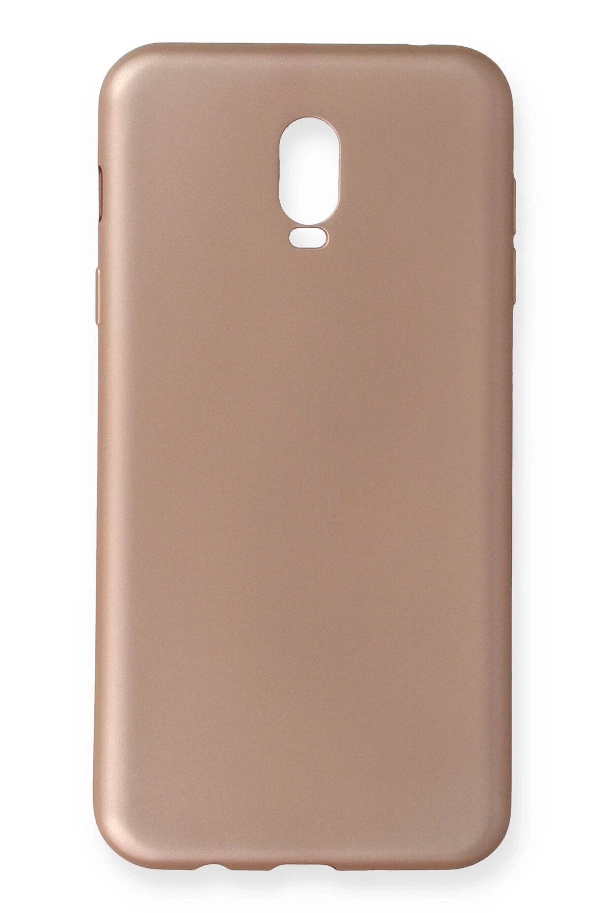 Newface Samsung Galaxy C8 Kılıf First Silikon - Rose Gold