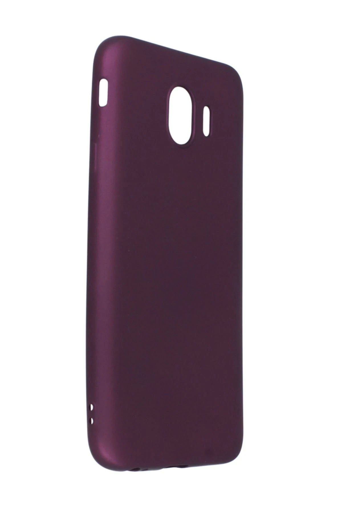 Newface Samsung Galaxy J4 Kılıf First Silikon - Mürdüm