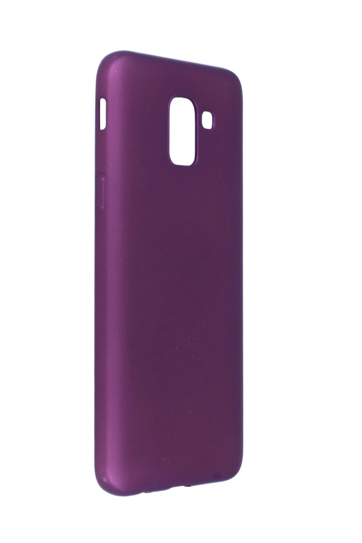 Newface Samsung Galaxy J6 Kılıf First Silikon - Mürdüm