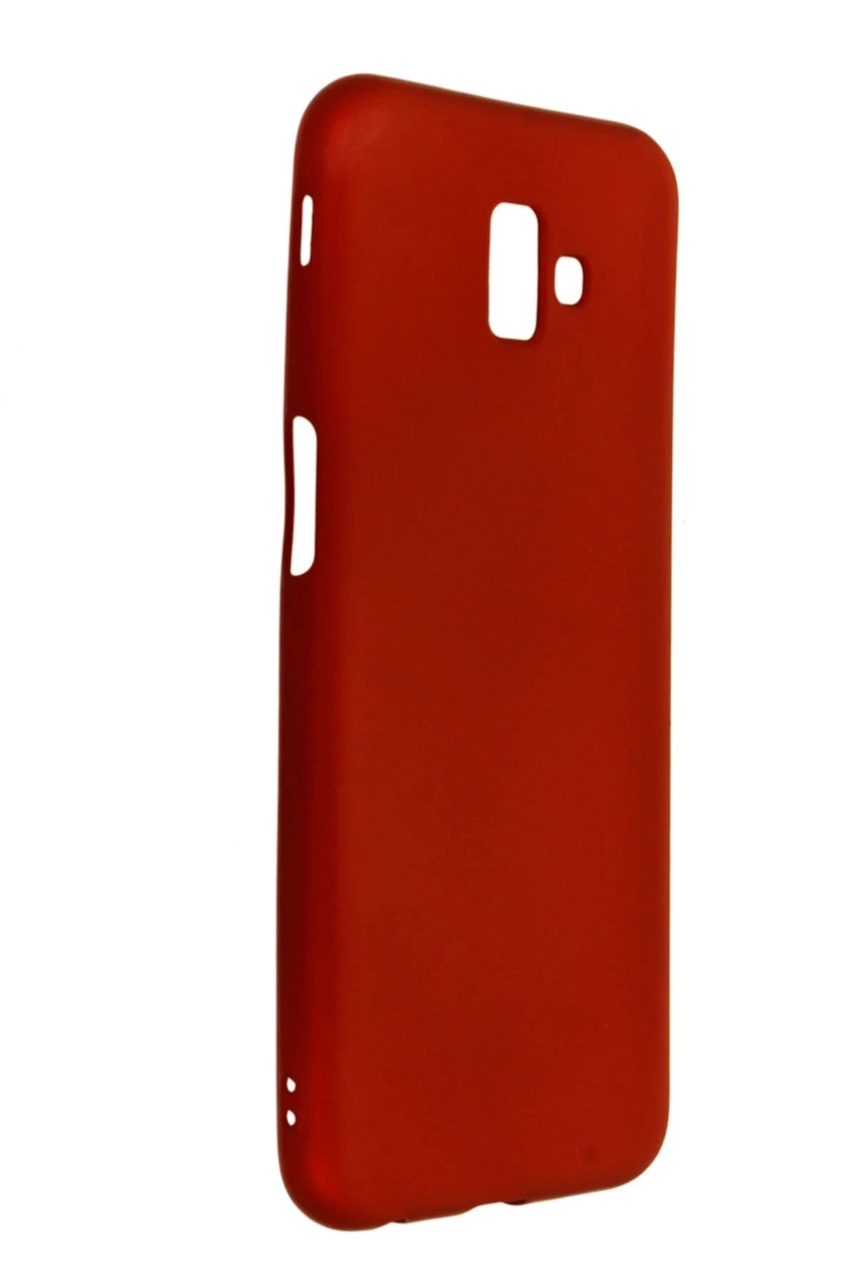 Newface Samsung Galaxy J6 Plus Kılıf First Silikon - Bordo