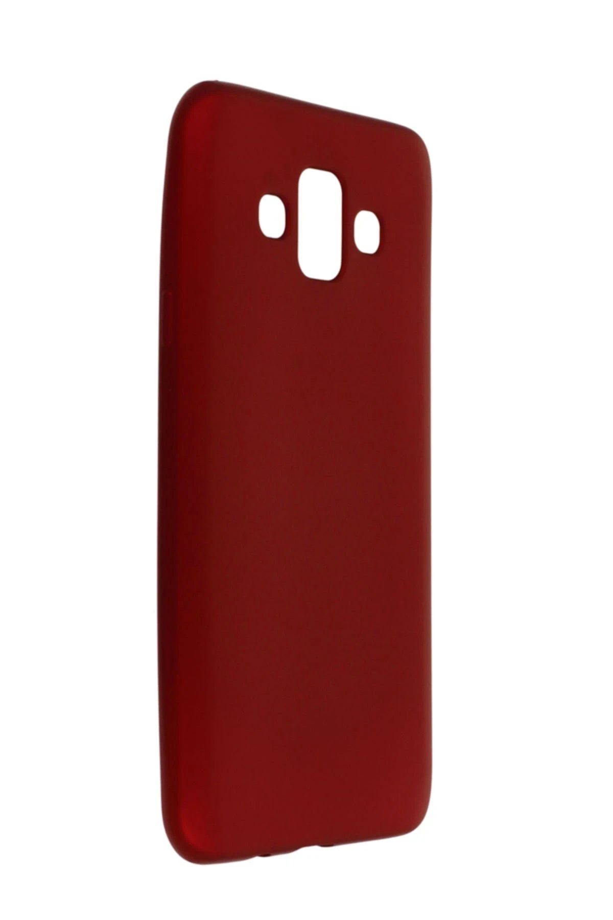 Newface Samsung Galaxy J7 Duo Kılıf First Silikon - Bordo