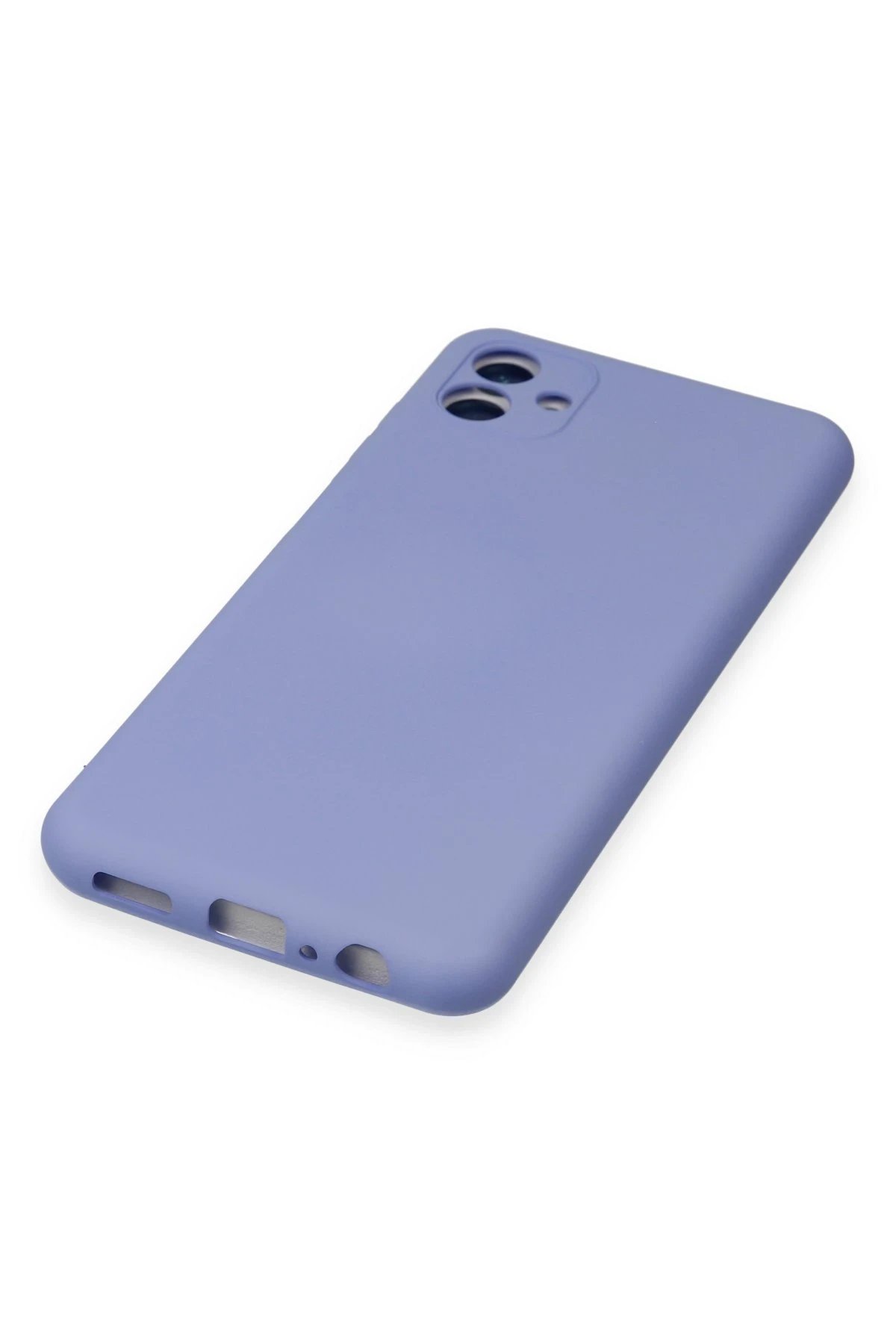 Newface Samsung Galaxy A04E Kılıf Nano içi Kadife Silikon - Lila