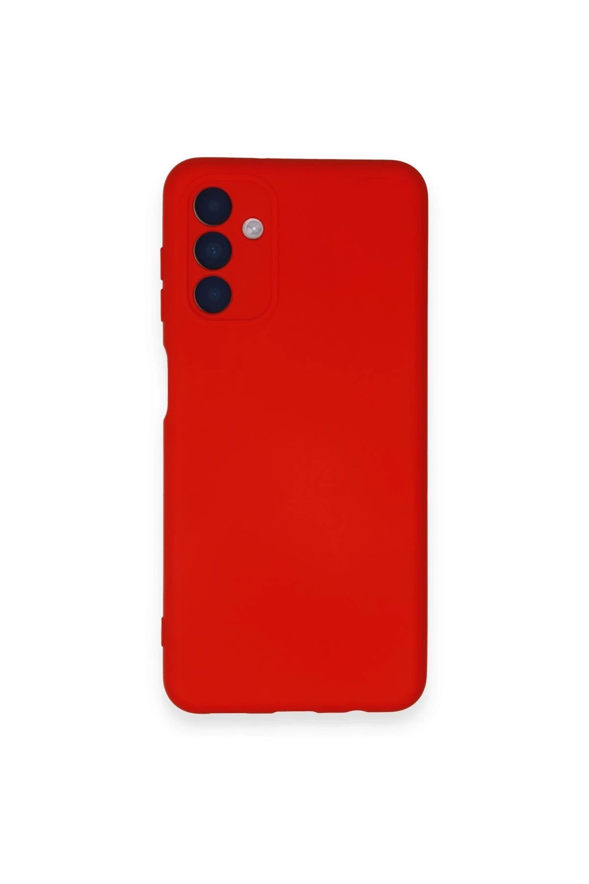 Newface Samsung Galaxy A14 4G Kılıf Nano içi Kadife Silikon - Kırmızı