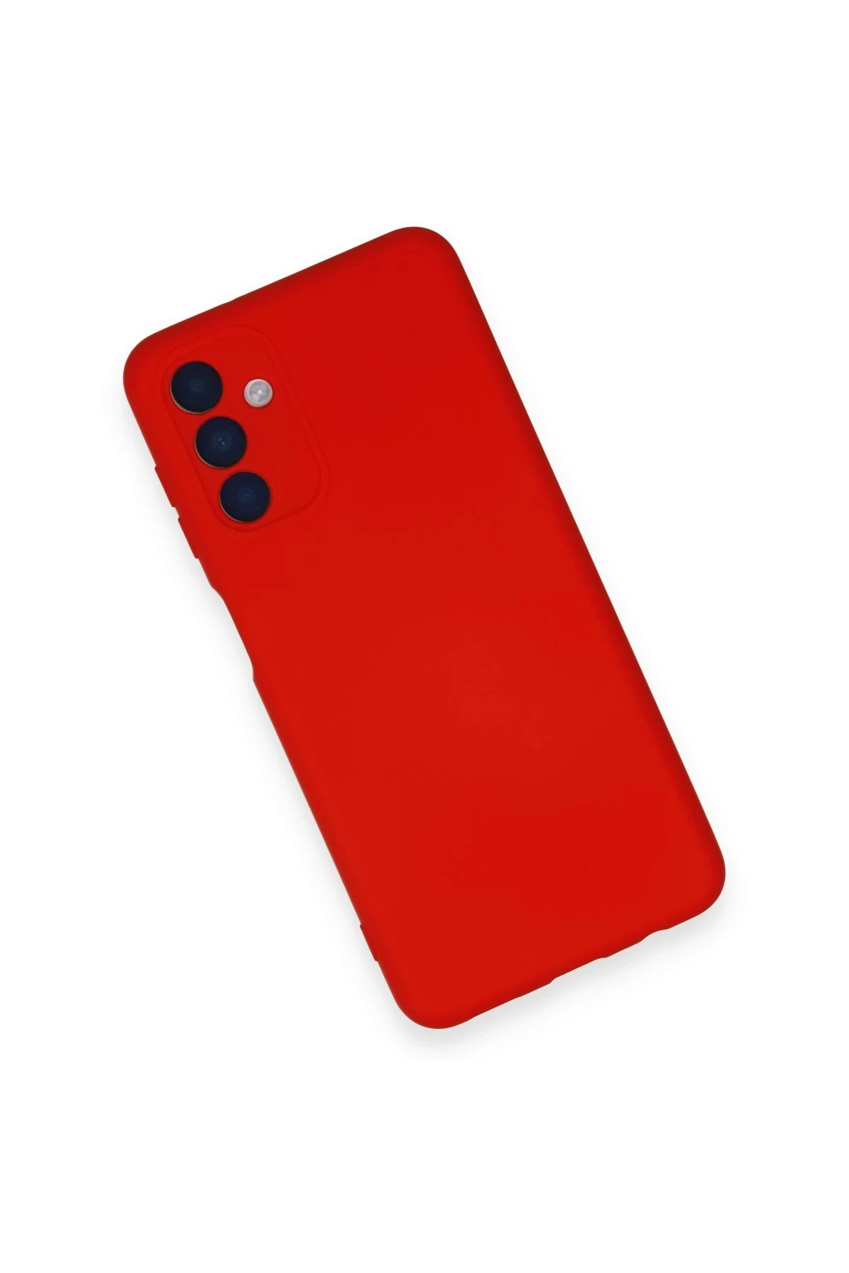 Newface Samsung Galaxy A14 4G Kılıf Nano içi Kadife Silikon - Kırmızı