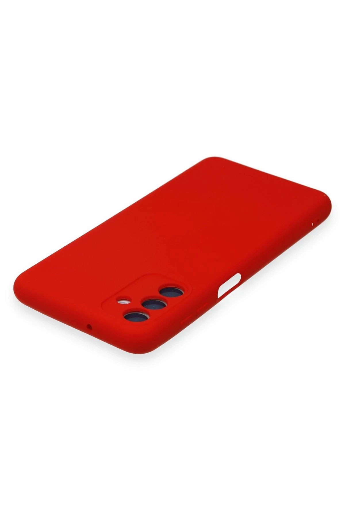 Newface Samsung Galaxy A14 4G Kılıf Nano içi Kadife Silikon - Kırmızı