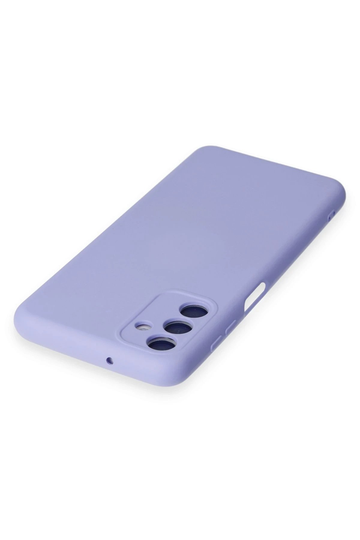 Newface Samsung Galaxy A14 4G Kılıf Nano içi Kadife Silikon - Lila