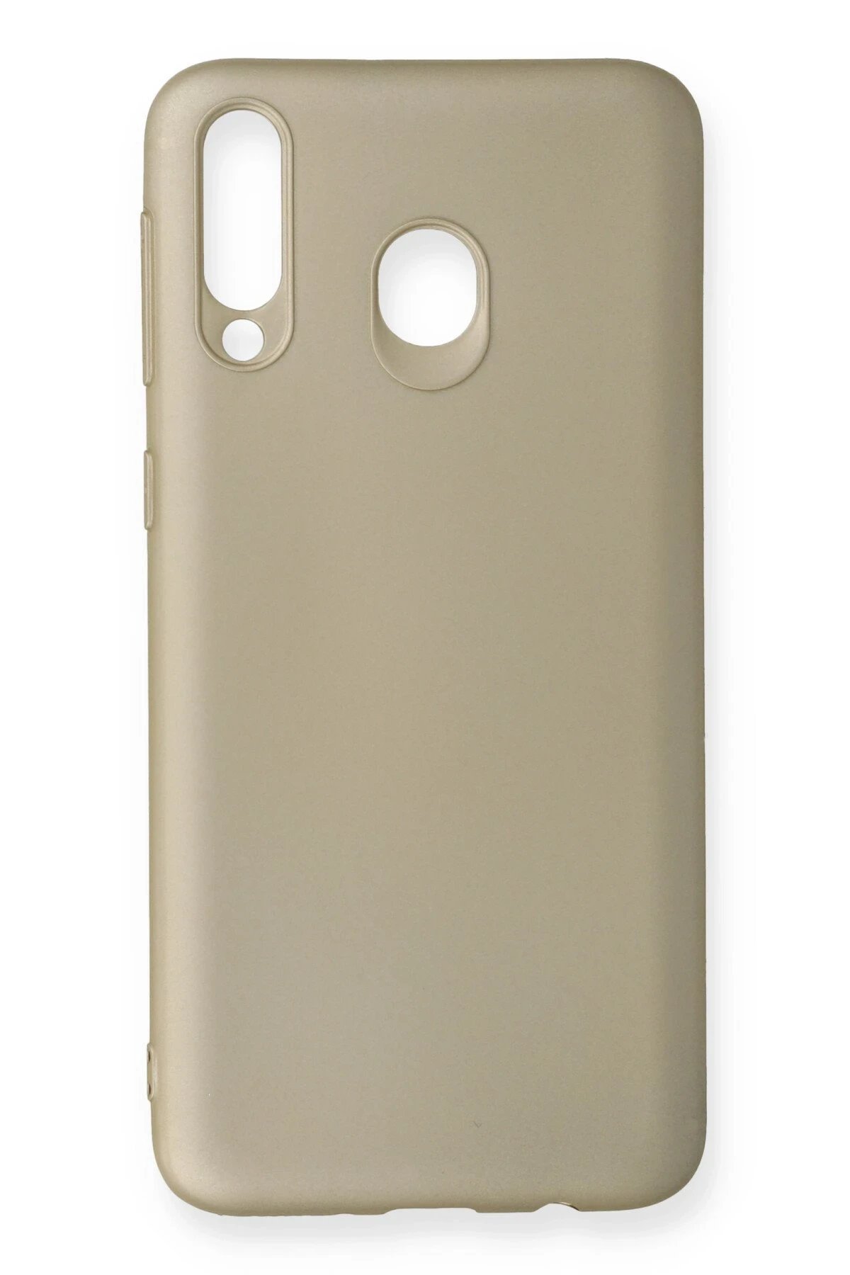 Newface Samsung Galaxy M30 Kılıf First Silikon - Gold