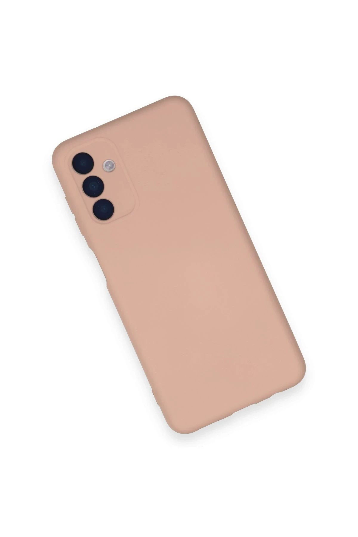 Newface Samsung Galaxy A14 4G Kılıf Nano içi Kadife Silikon - Pudra