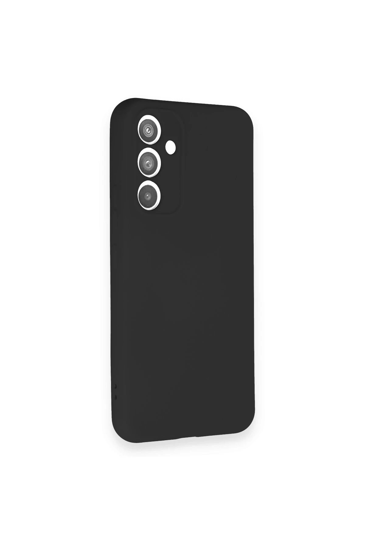 Newface Samsung Galaxy A54 5G Kılıf Nano içi Kadife Silikon - Siyah