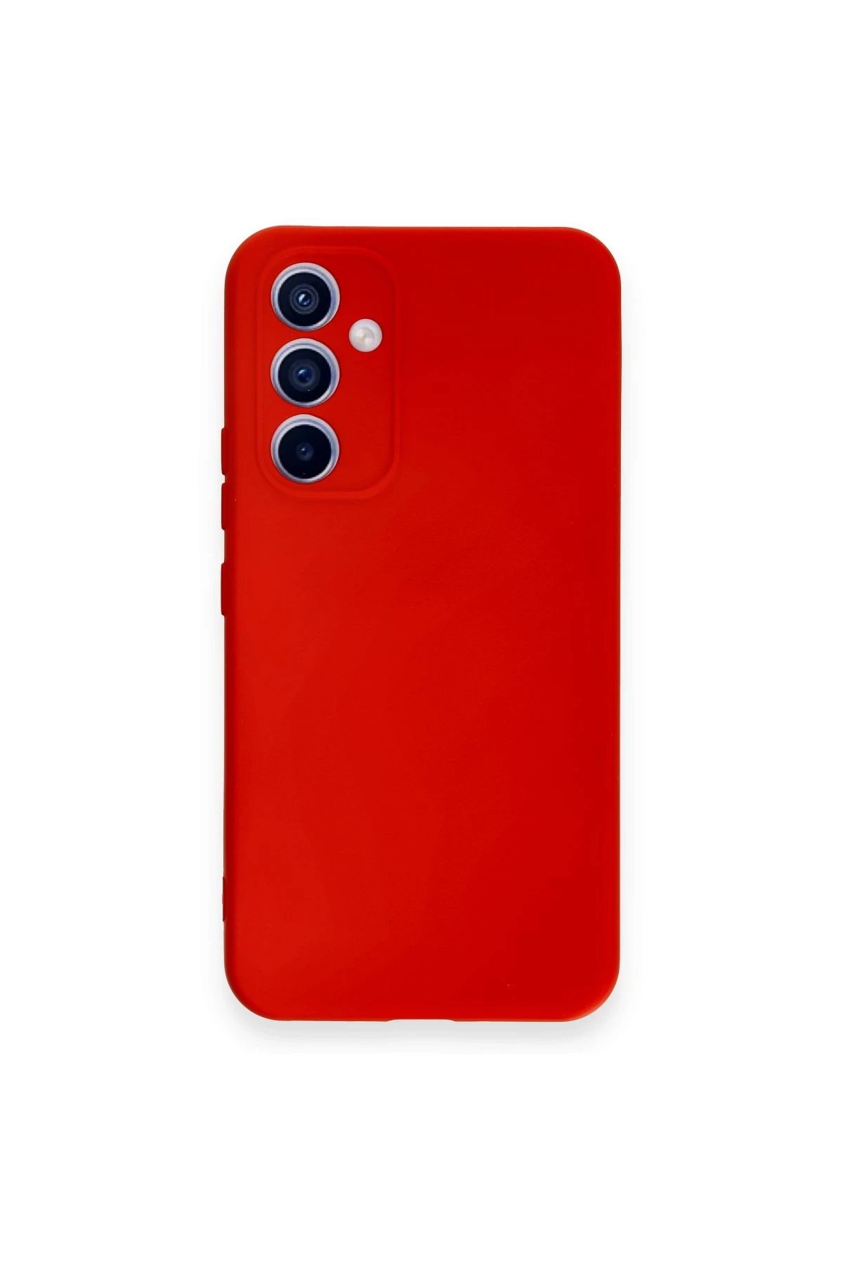 Newface Samsung Galaxy A54 5G Kılıf Nano içi Kadife Silikon - Kırmızı