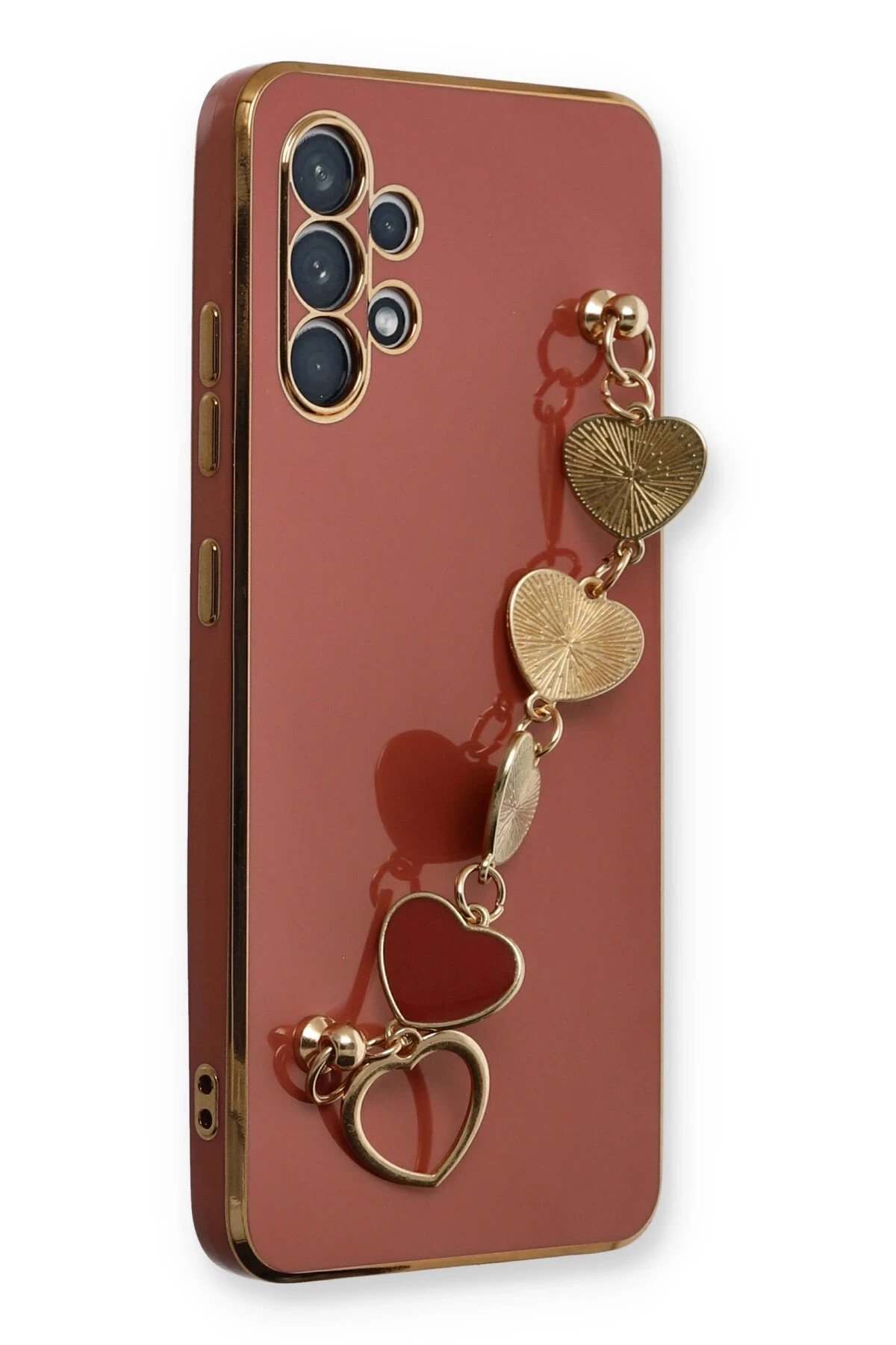 Newface Samsung Galaxy A32 Kılıf Esila Silikon - Kırmızı