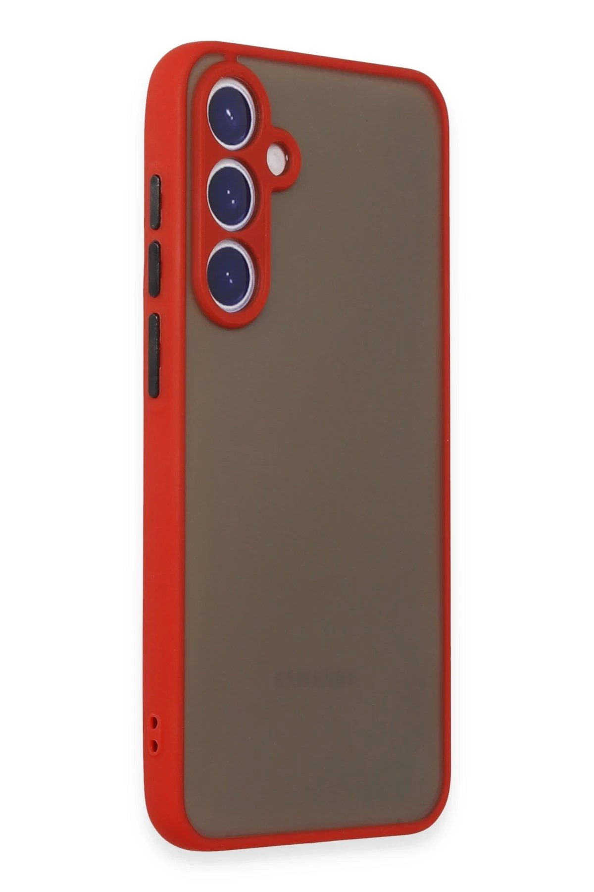 Newface Samsung Galaxy S23 Kılıf Montreal Silikon Kapak - Kırmızı