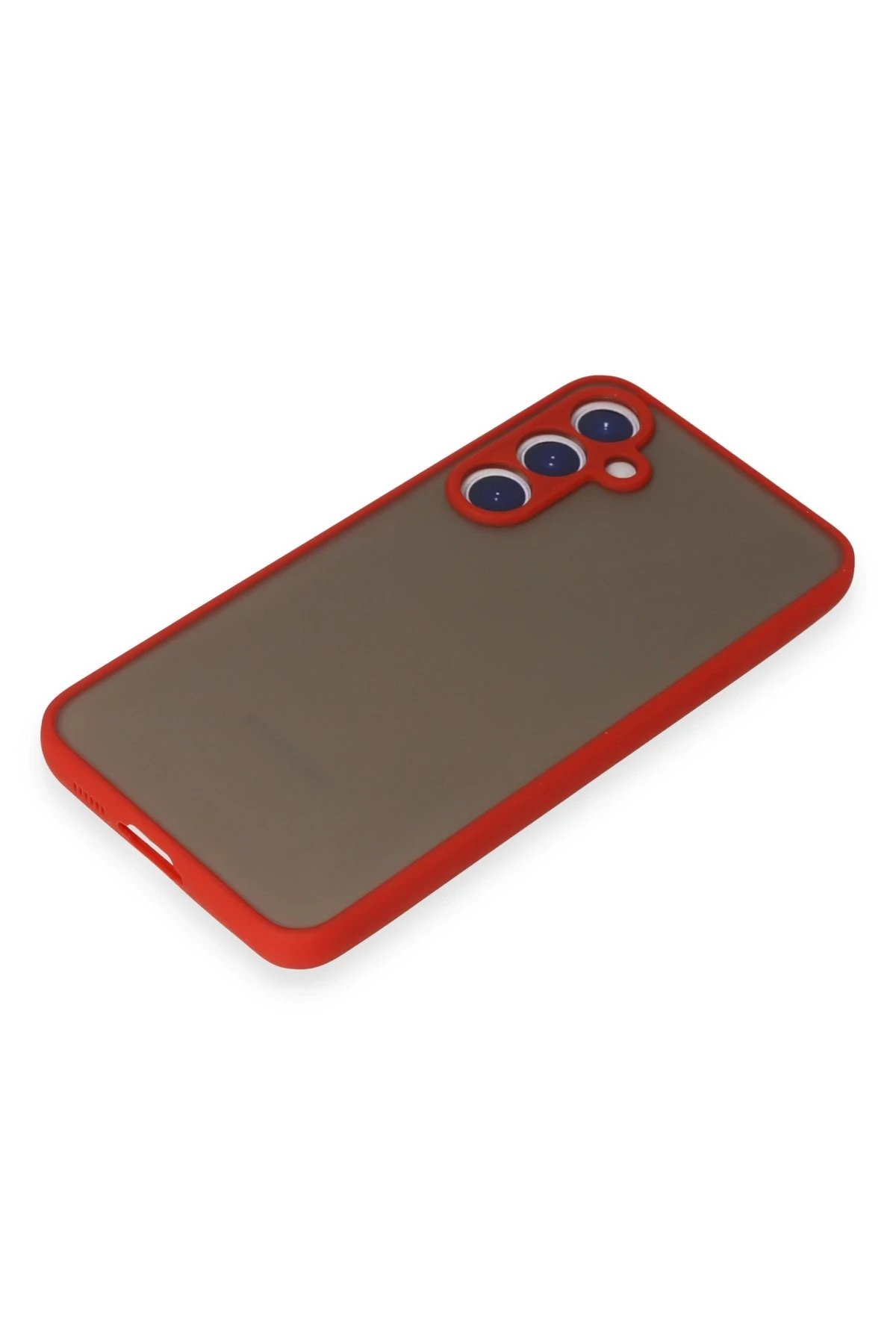 Newface Samsung Galaxy S23 Kılıf Montreal Silikon Kapak - Kırmızı