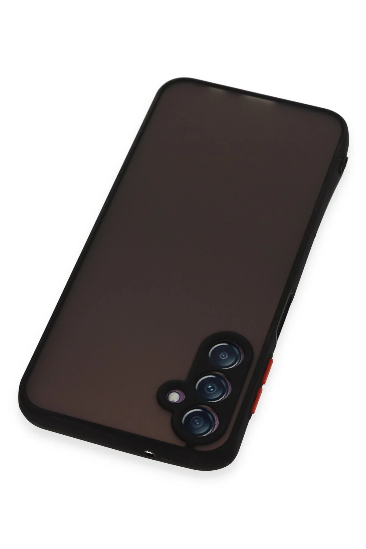 Newface Samsung Galaxy A14 4G Kılıf Montreal Silikon Kapak - Siyah