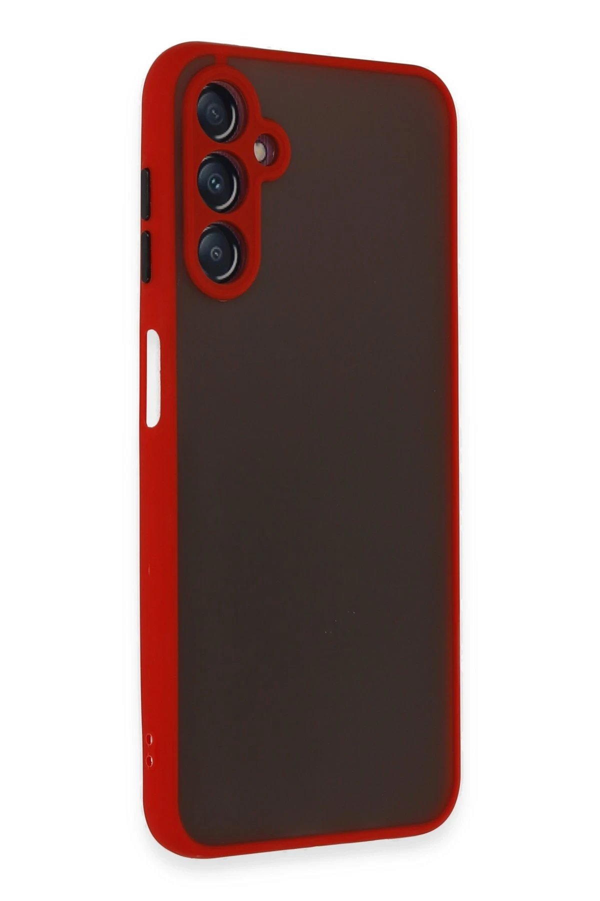 Newface Samsung Galaxy A14 4G Kılıf Montreal Silikon Kapak - Kırmızı