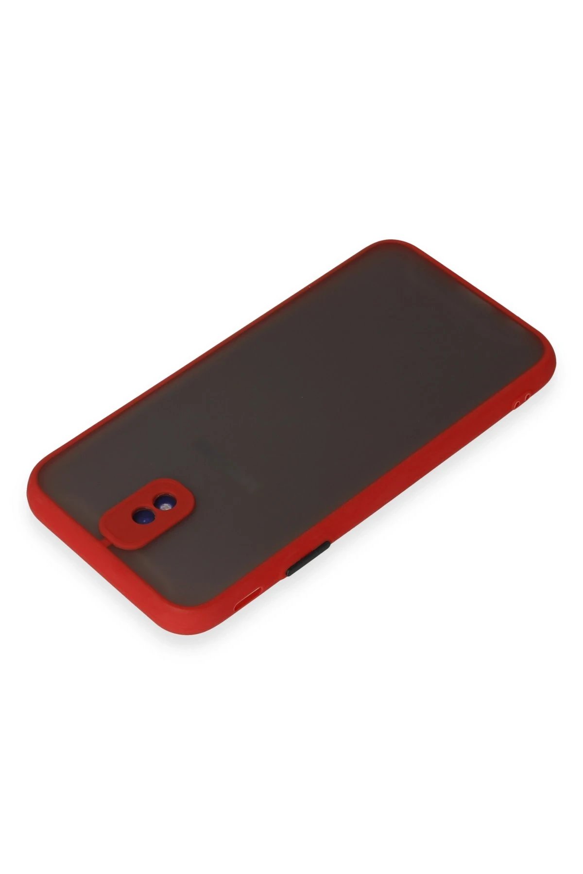 Newface Samsung Galaxy J7 Pro / J730 Kılıf Montreal Silikon Kapak - Kırmızı