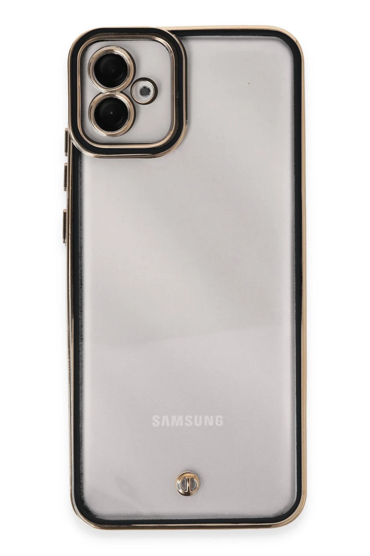 Newface Samsung Galaxy A04E Kılıf Liva Lens Silikon - Siyah