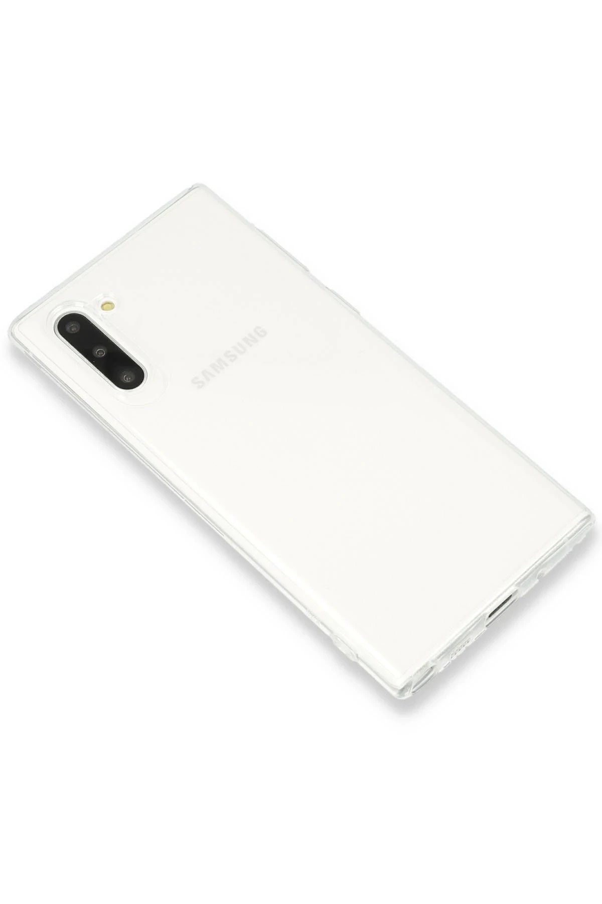 Newface Samsung Galaxy Note 10 Kılıf Lüx Şeffaf Silikon